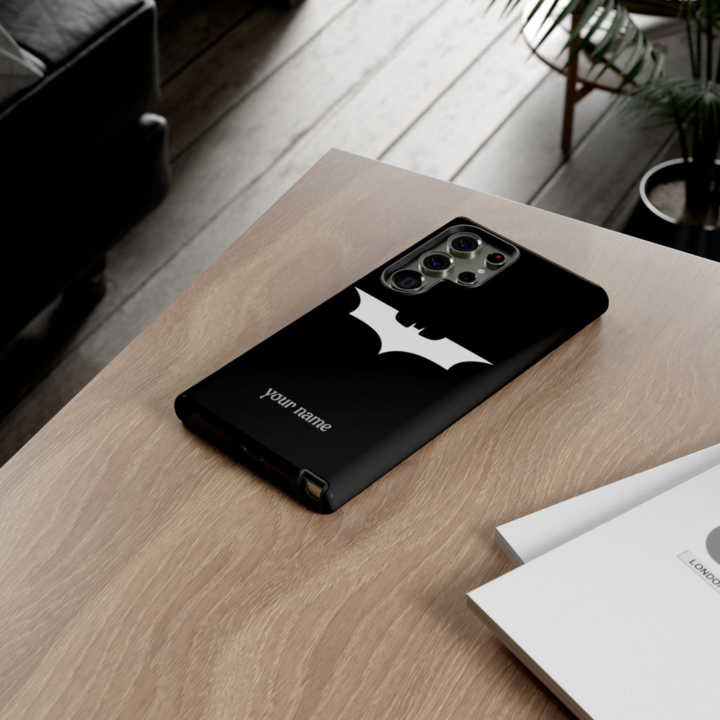 Phone Case — Personalized Bat Logo Tough Protective Case