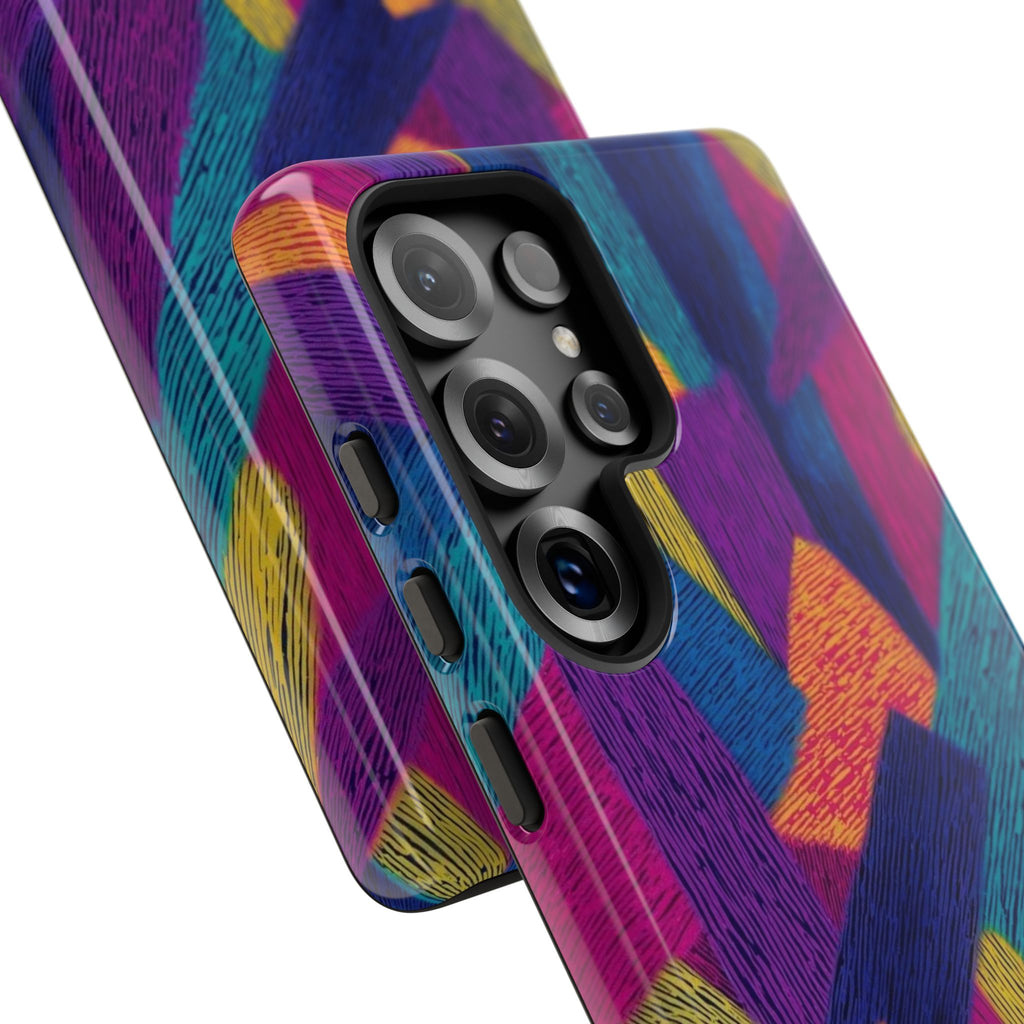 Personalized Colorful Abstract Phone Case — Custom 'your name' Design