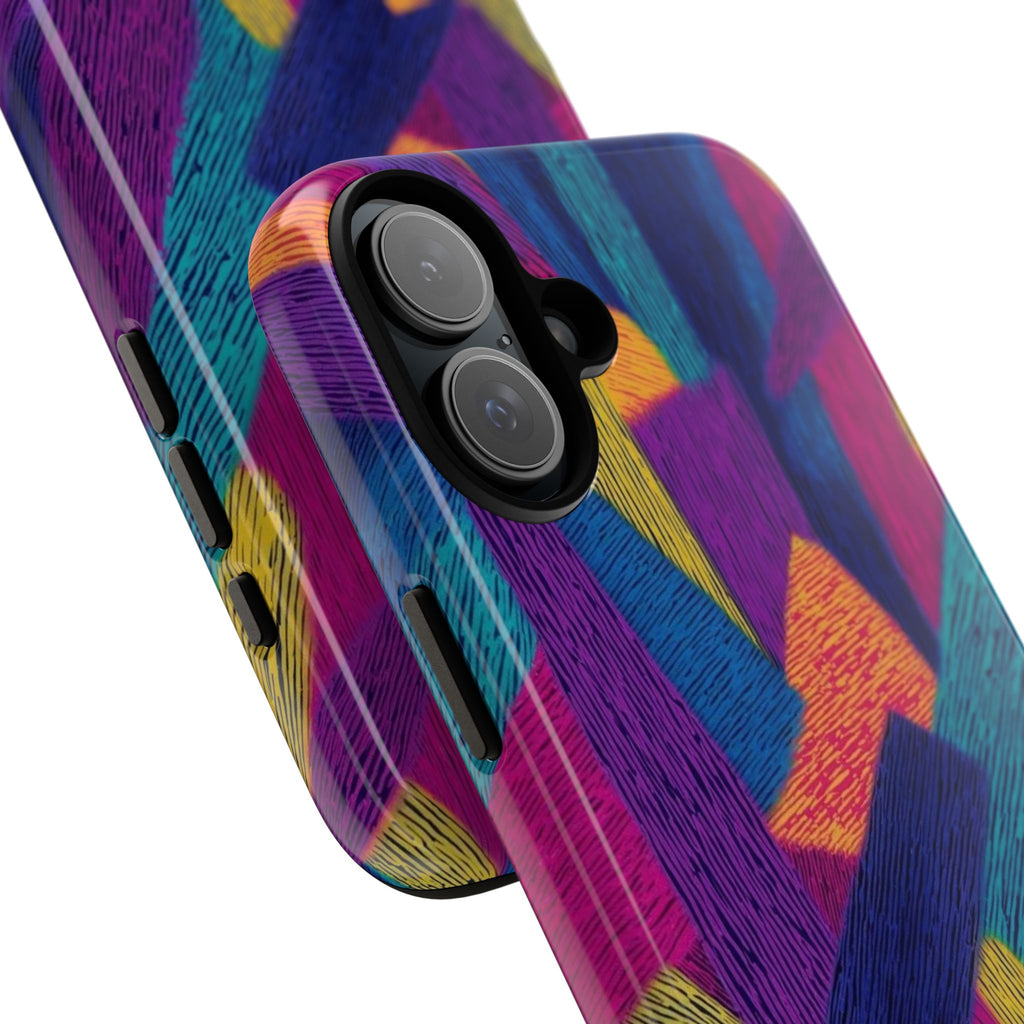 Personalized Colorful Abstract Phone Case — Custom 'your name' Design