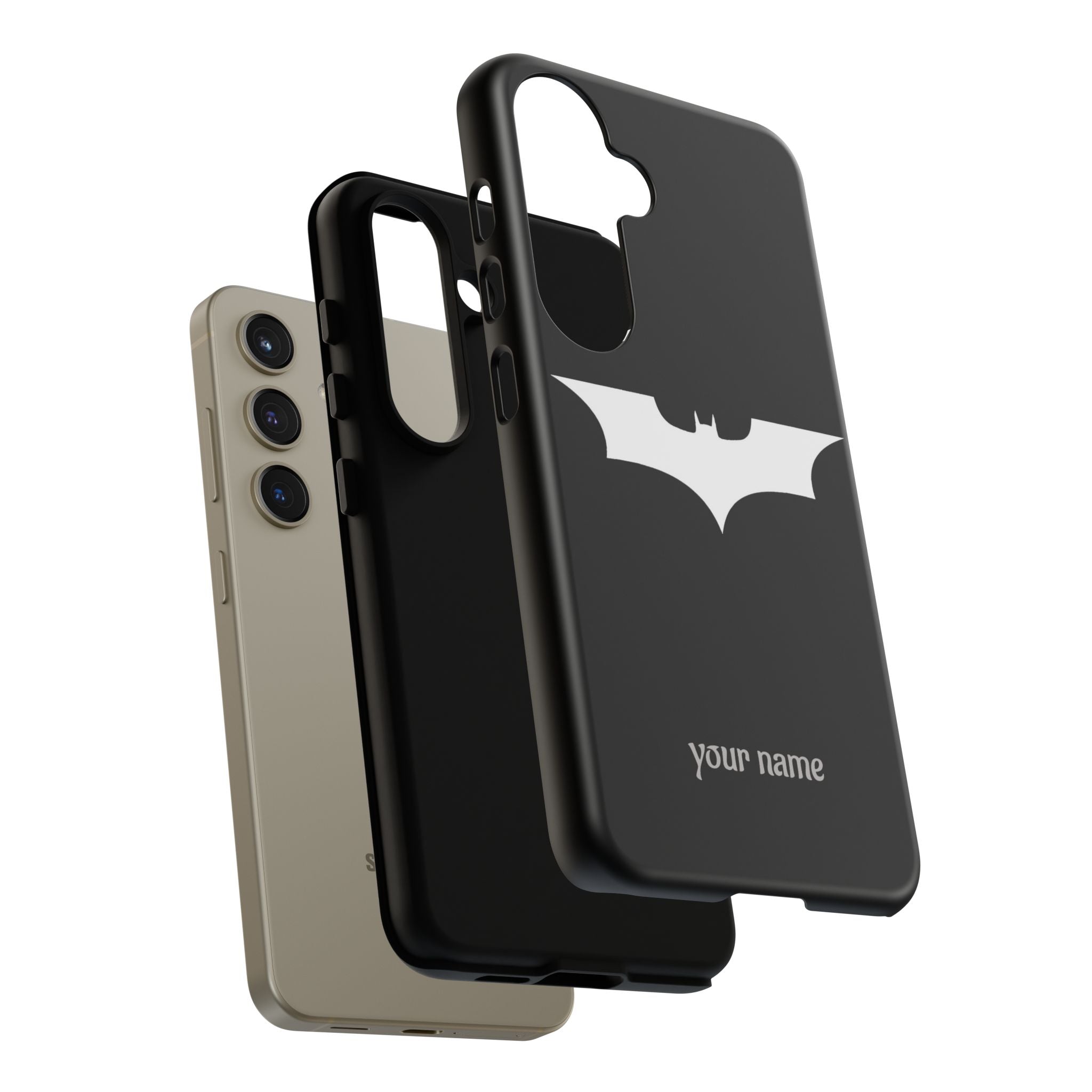 Phone Case — Personalized Bat Logo Tough Protective Case