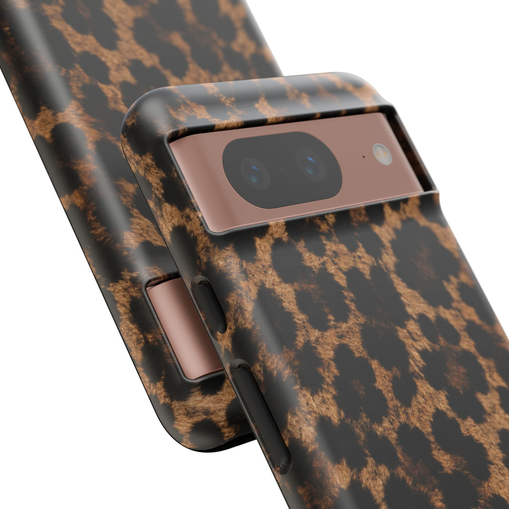 Leopard Print Phone Case — Personalized "your name" Monogram Tough Case