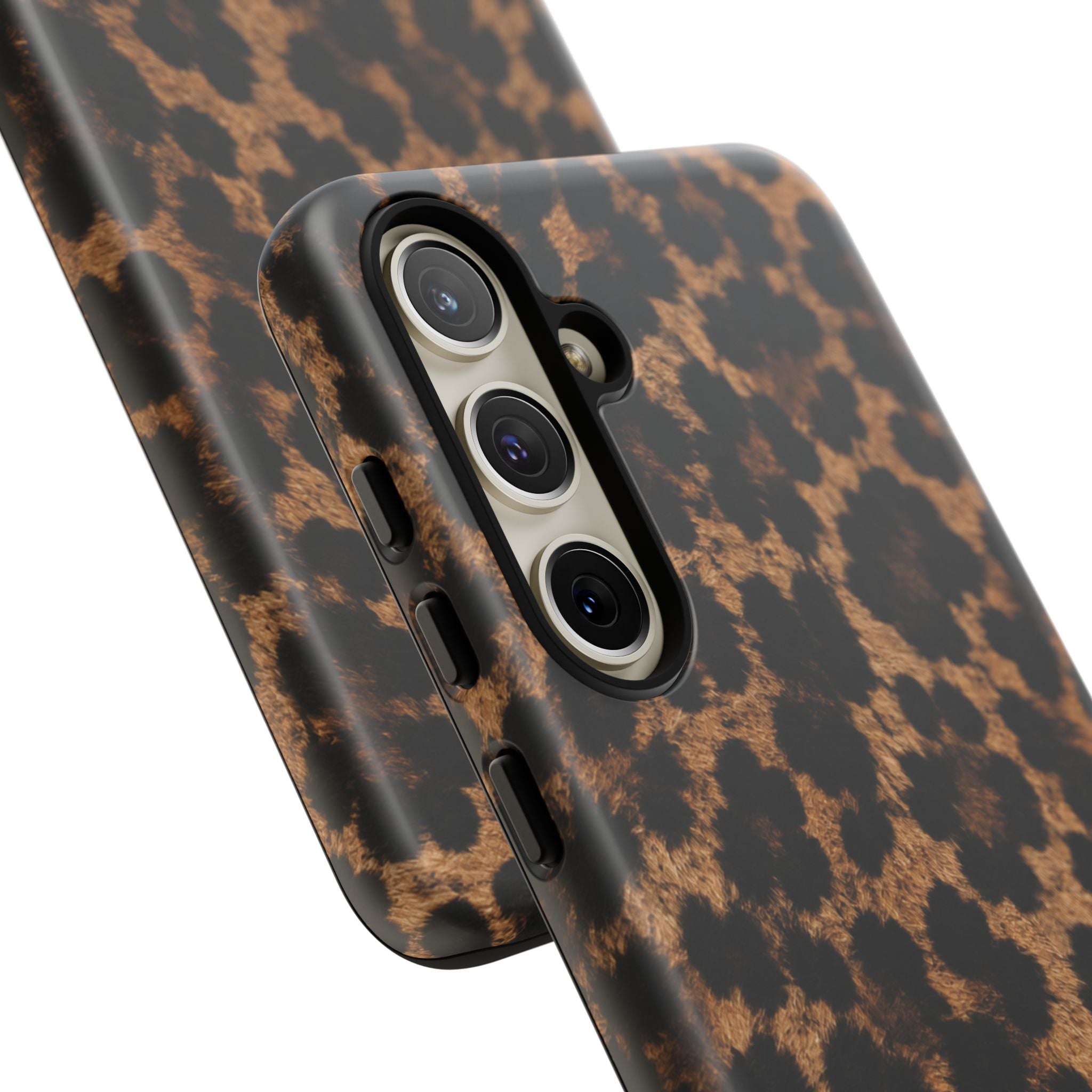 Leopard Print Phone Case — Personalized "your name" Monogram Tough Case
