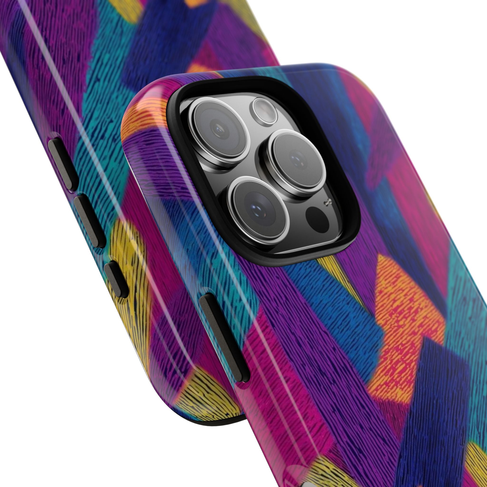 Personalized Colorful Abstract Phone Case — Custom 'your name' Design