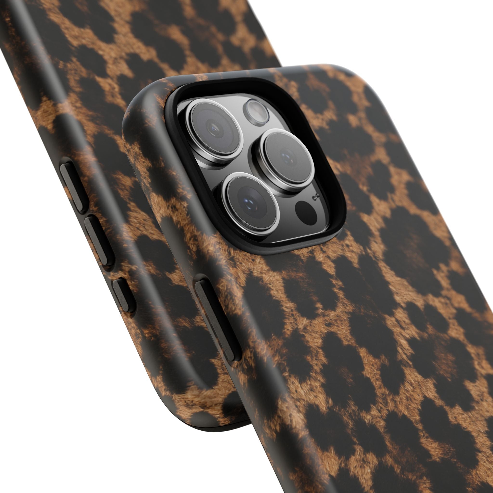 Leopard Print Phone Case — Personalized "your name" Monogram Tough Case
