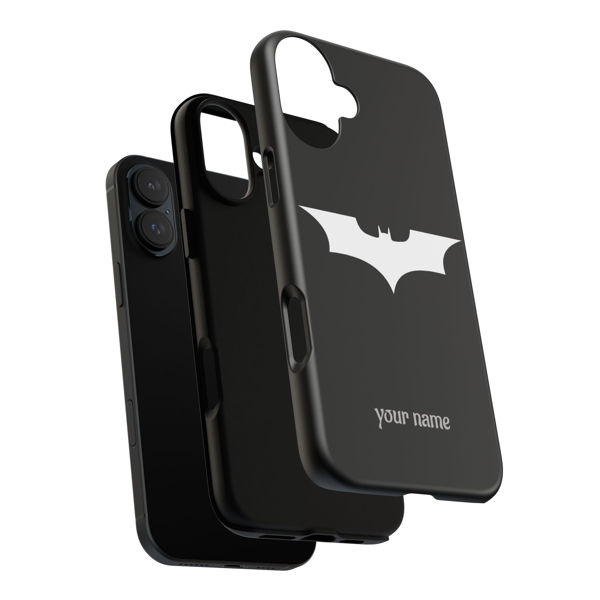 Phone Case — Personalized Bat Logo Tough Protective Case