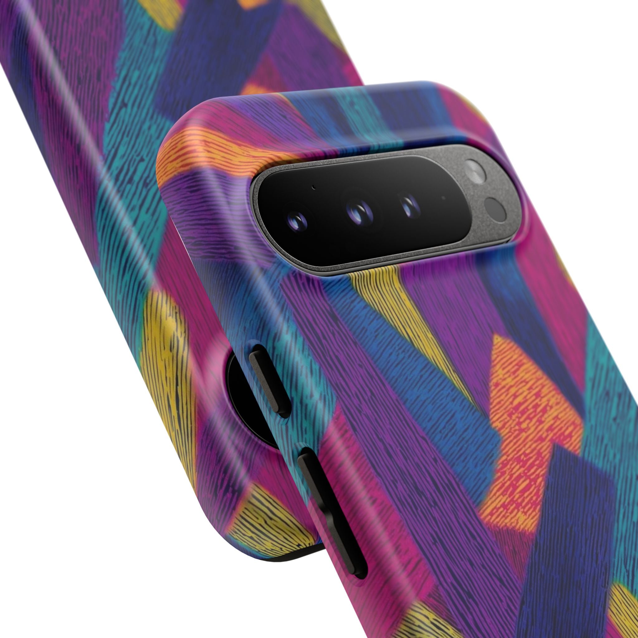 Personalized Colorful Abstract Phone Case — Custom 'your name' Design