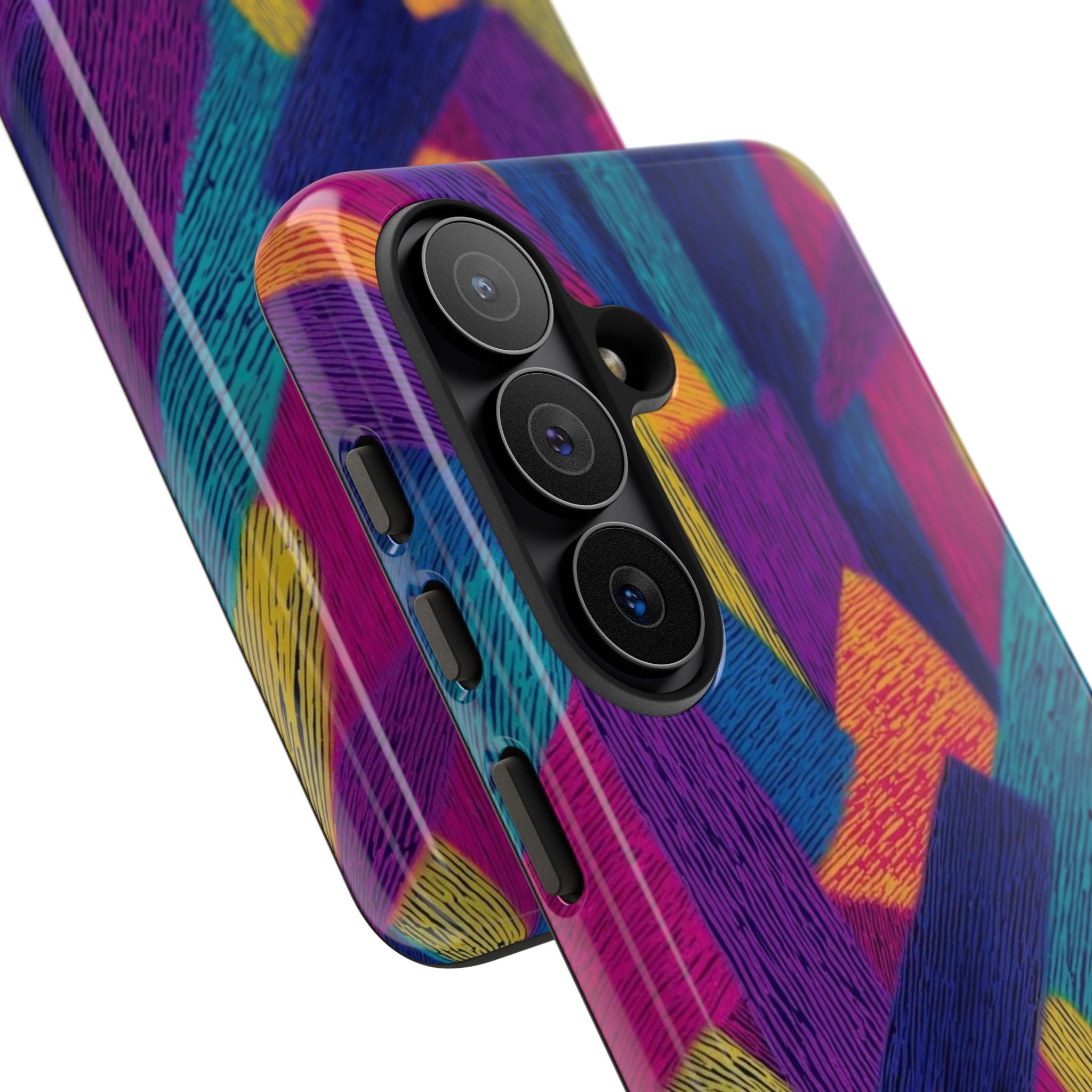Personalized Colorful Abstract Phone Case — Custom 'your name' Design
