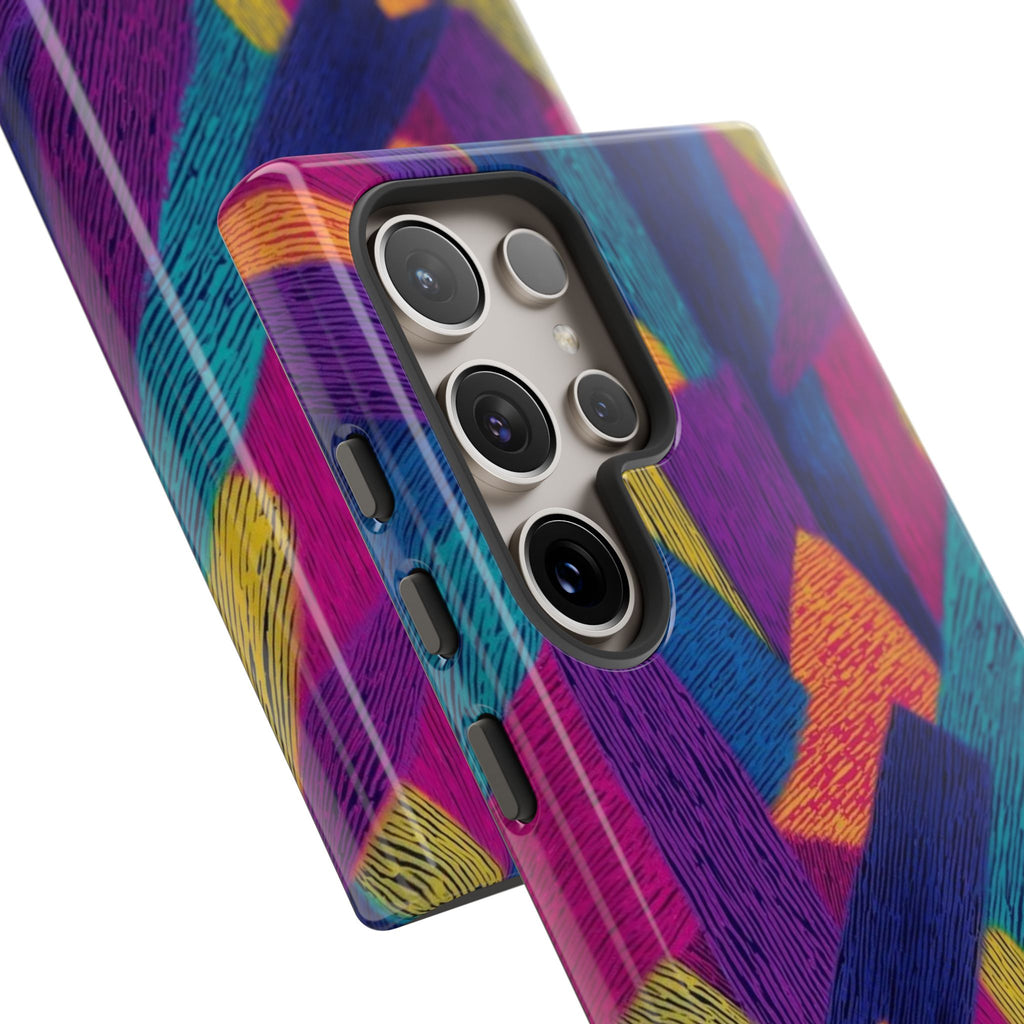 Personalized Colorful Abstract Phone Case — Custom 'your name' Design