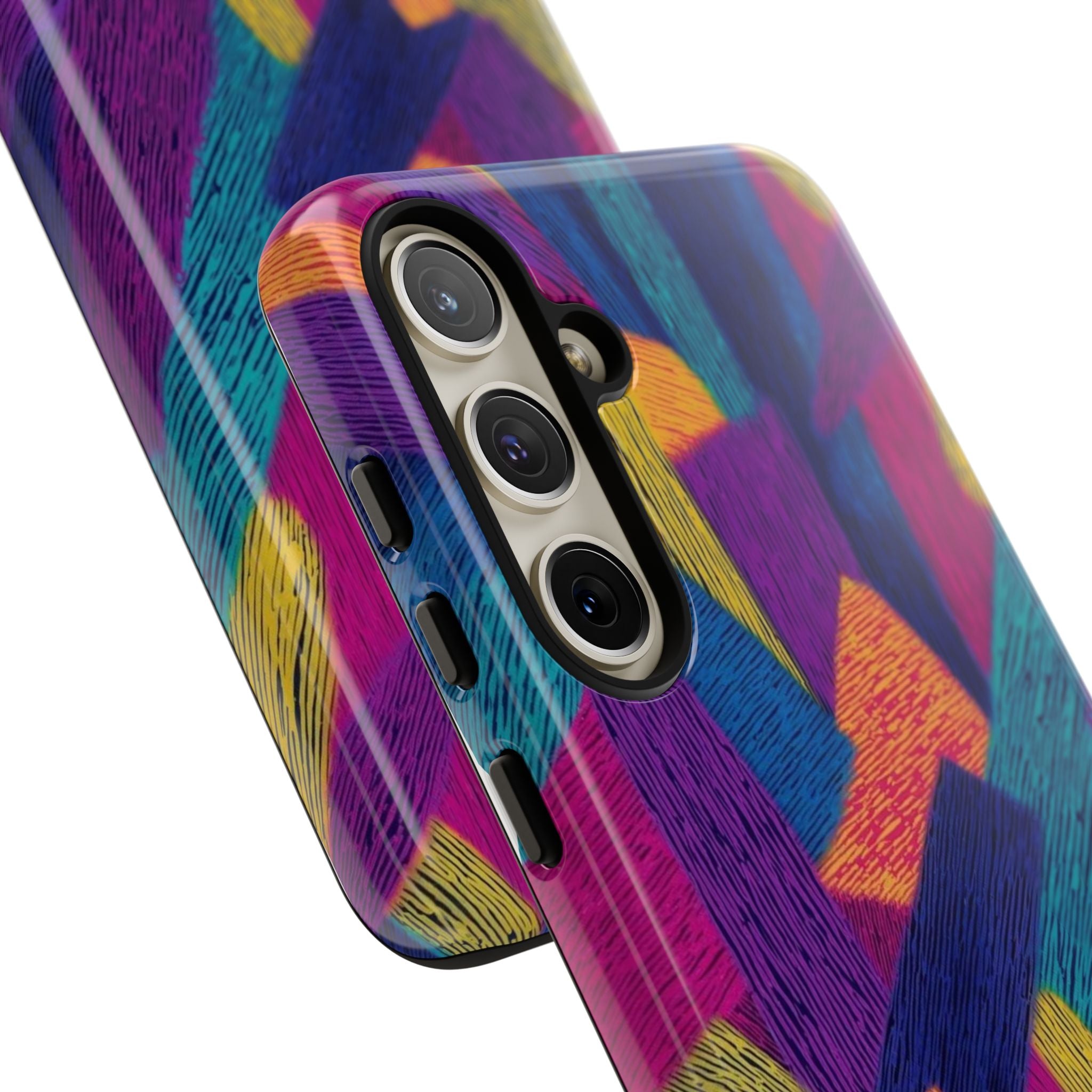 Personalized Colorful Abstract Phone Case — Custom 'your name' Design