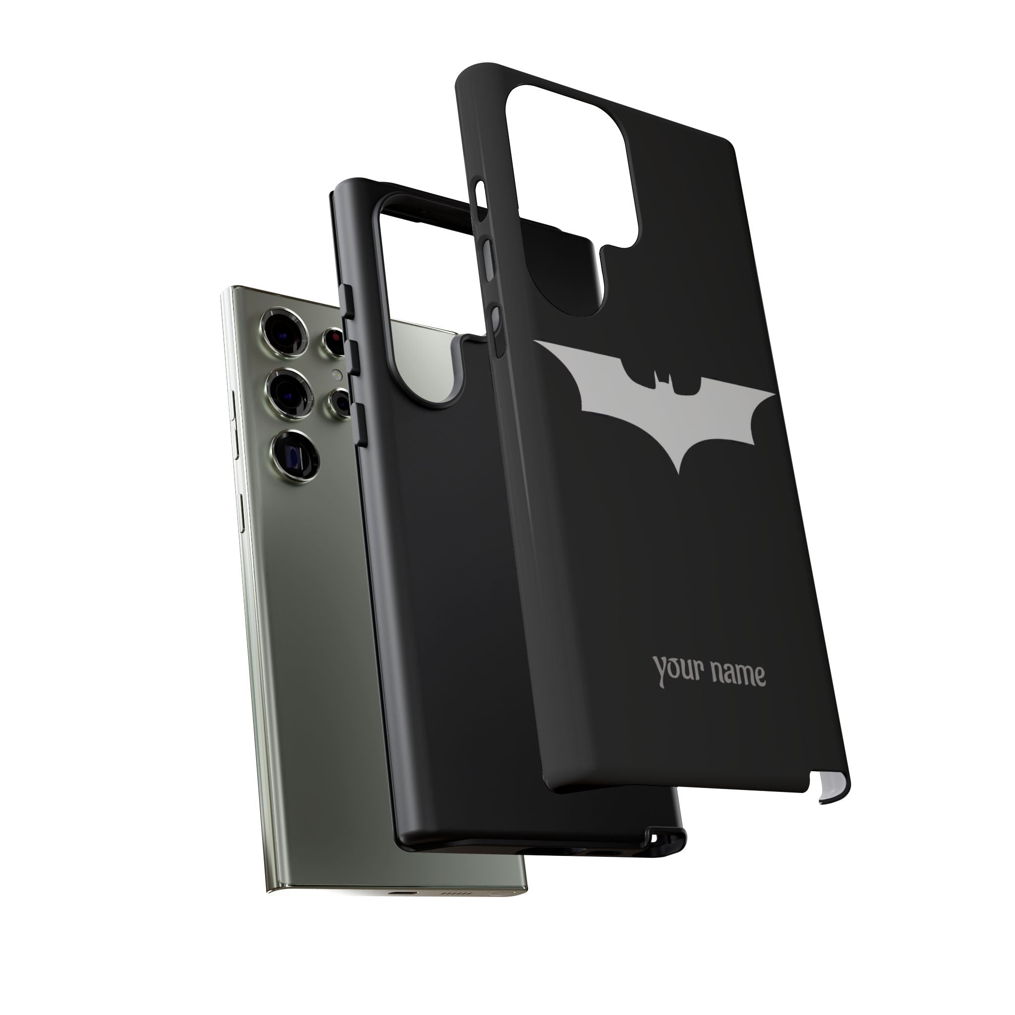 Phone Case — Personalized Bat Logo Tough Protective Case