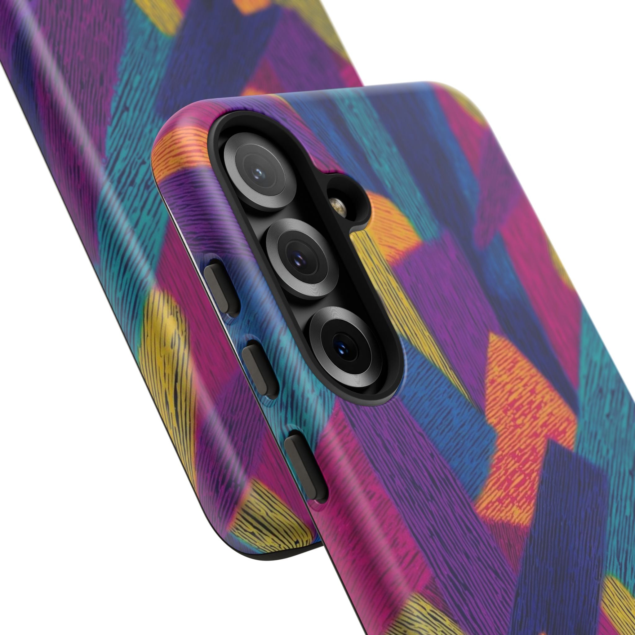 Personalized Colorful Abstract Phone Case — Custom 'your name' Design