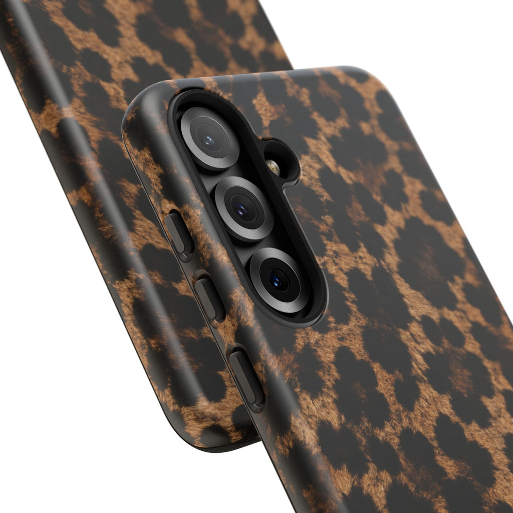 Leopard Print Phone Case — Personalized "your name" Monogram Tough Case