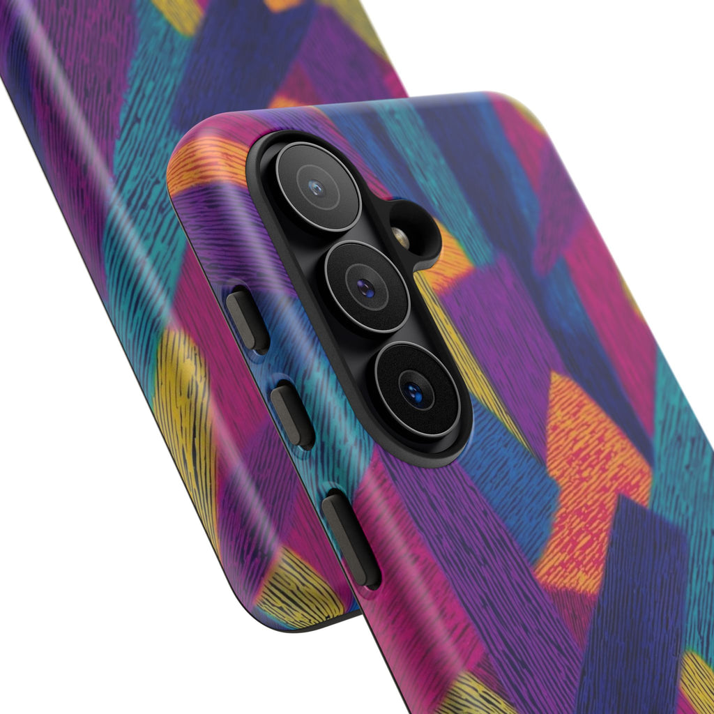 Personalized Colorful Abstract Phone Case — Custom 'your name' Design