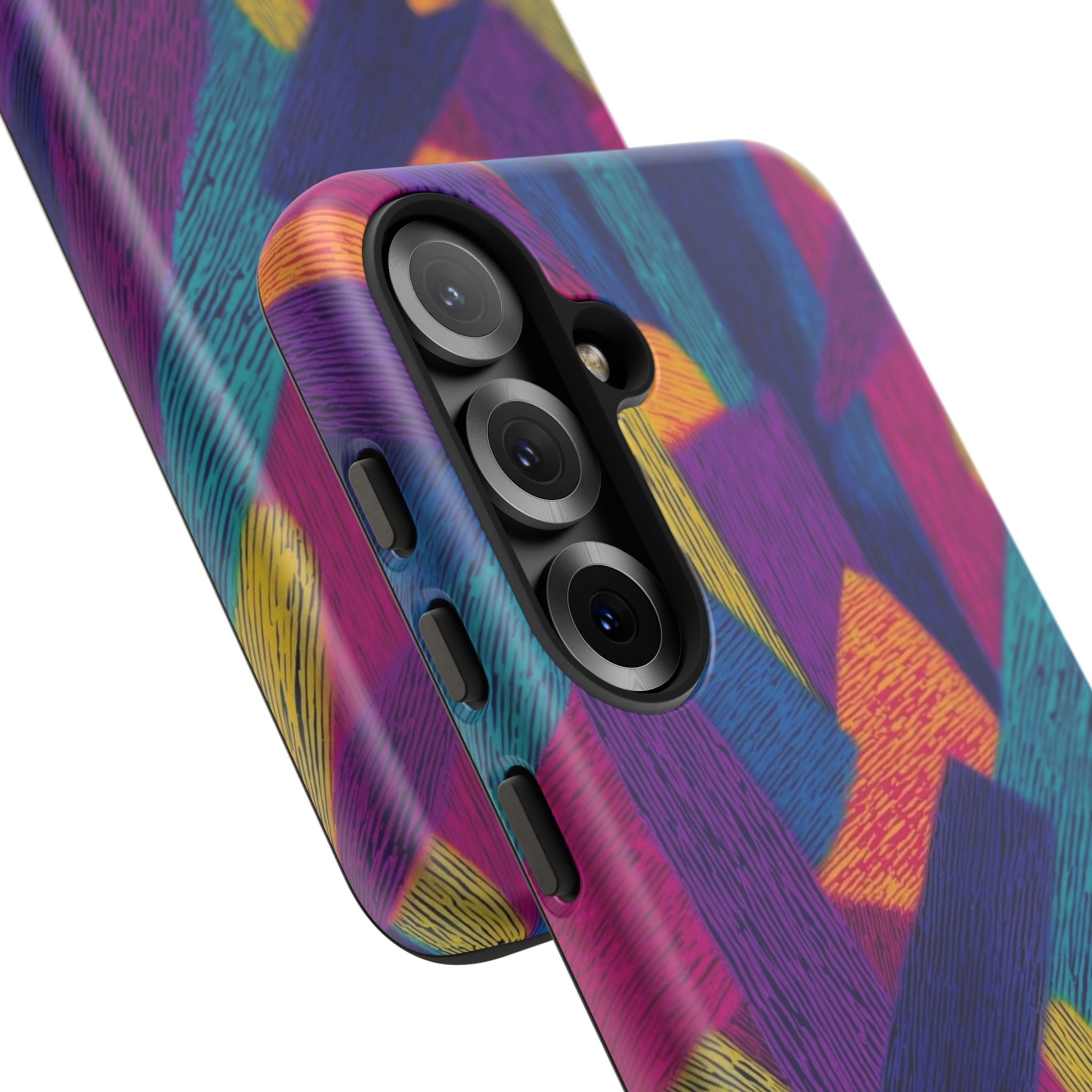 Personalized Colorful Abstract Phone Case — Custom 'your name' Design