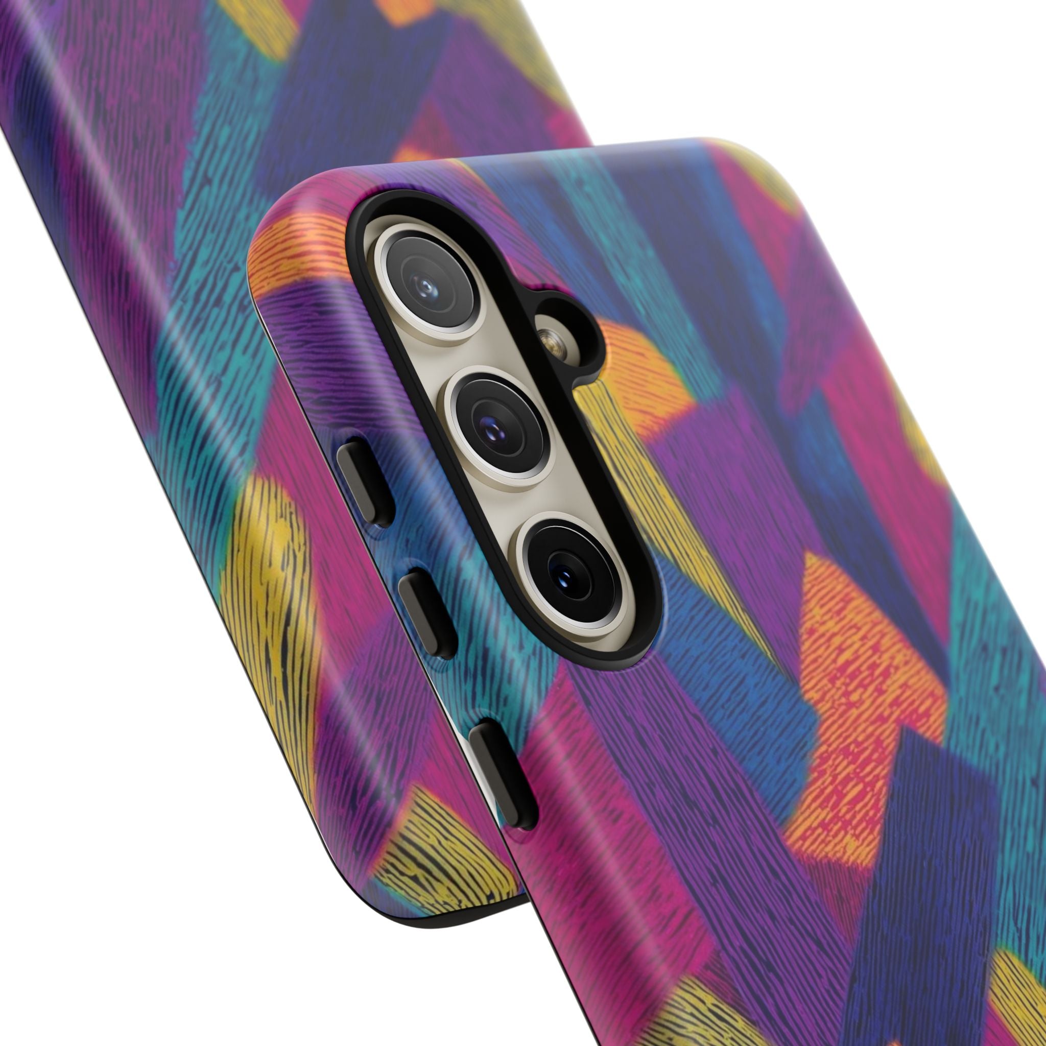 Personalized Colorful Abstract Phone Case — Custom 'your name' Design
