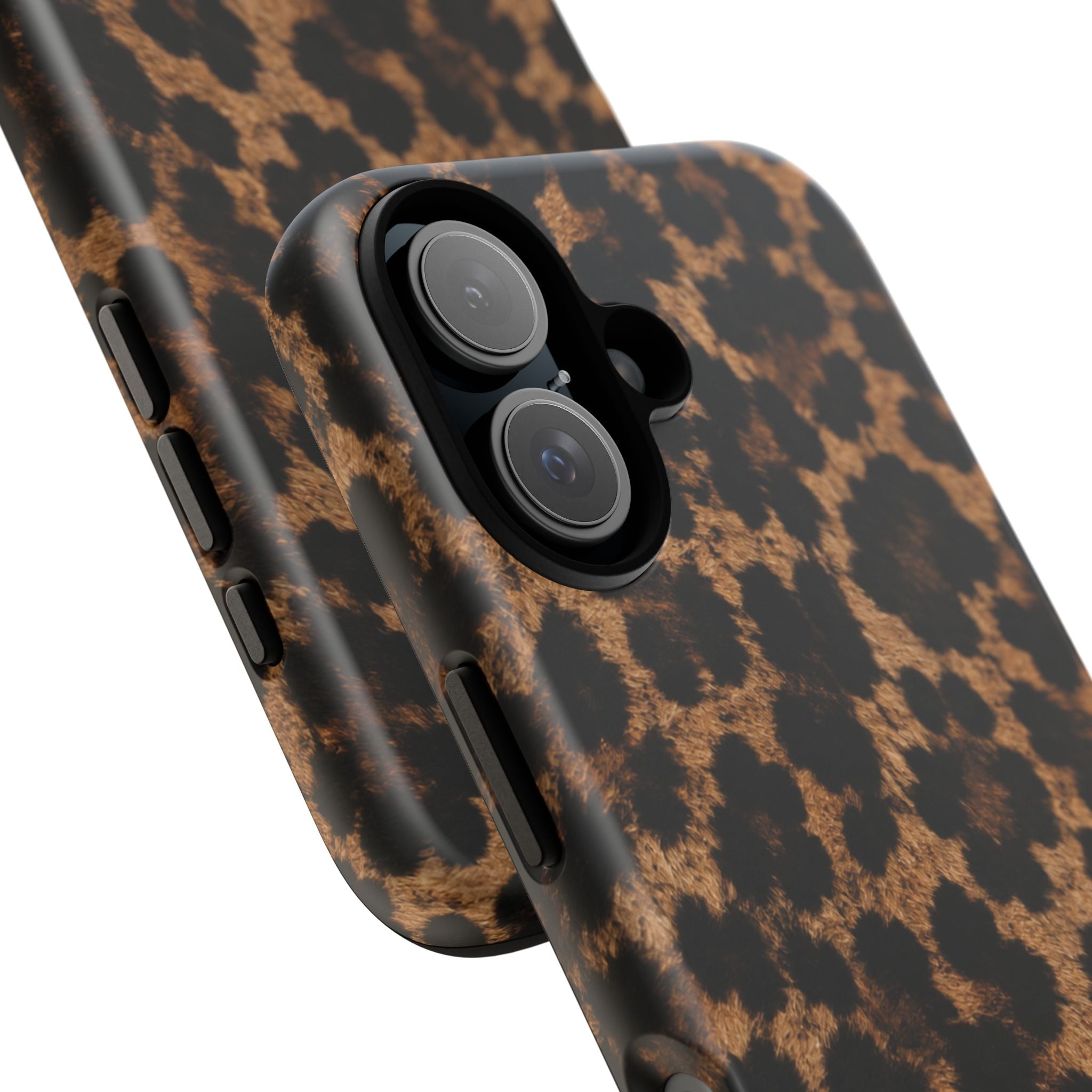 Leopard Print Phone Case — Personalized "your name" Monogram Tough Case