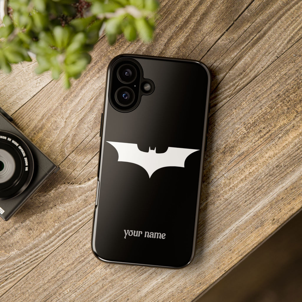 Phone Case — Personalized Bat Logo Tough Protective Case