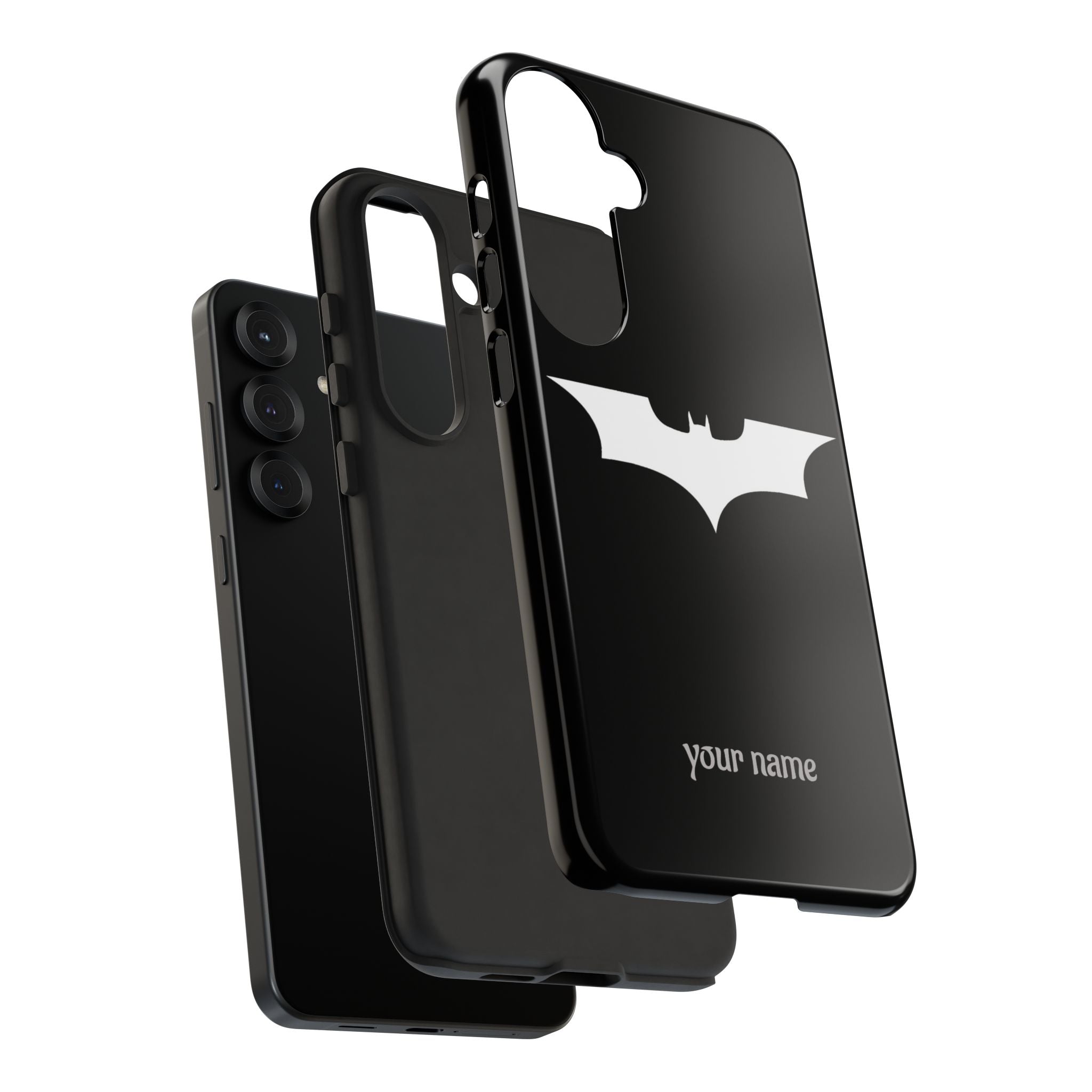 Phone Case — Personalized Bat Logo Tough Protective Case