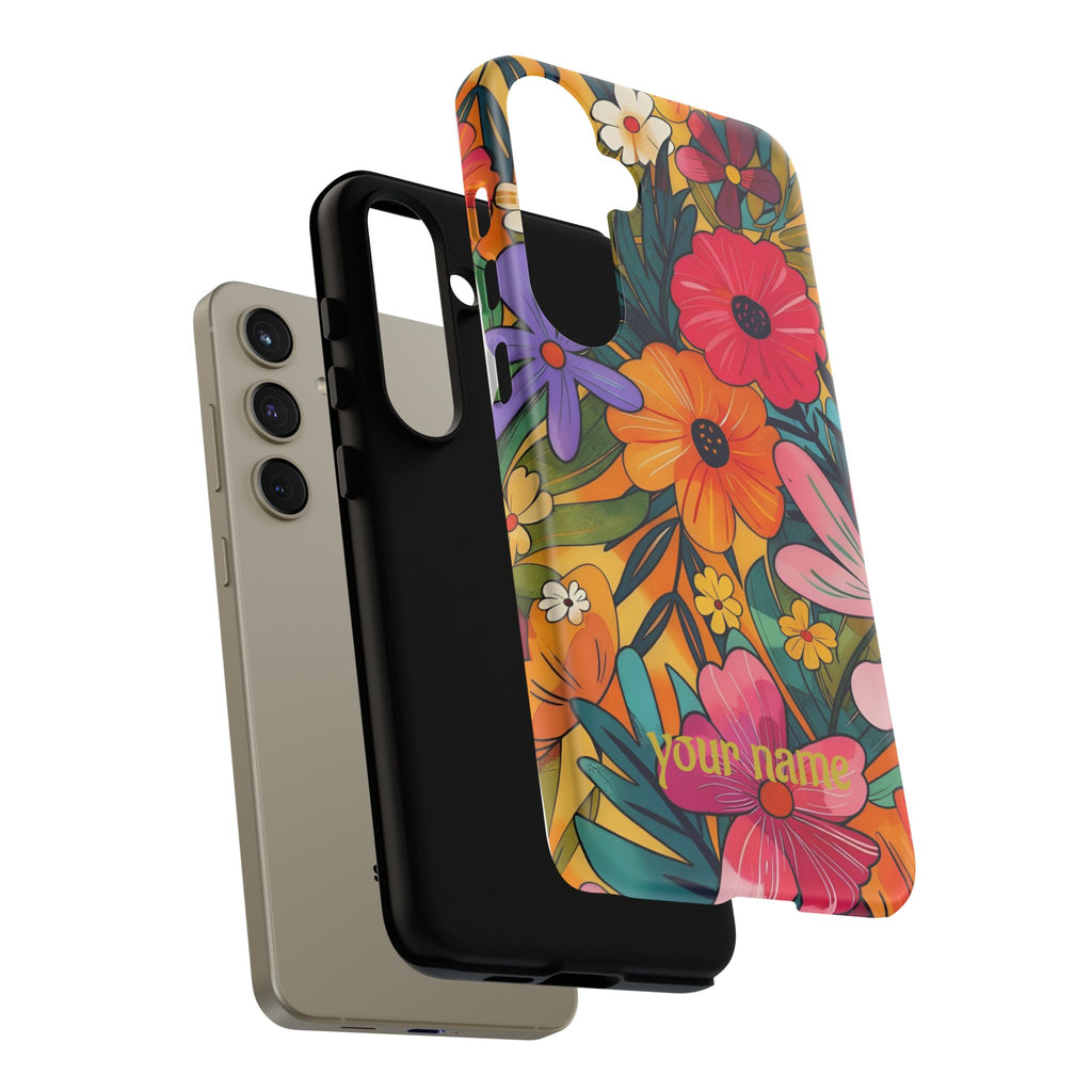 Floral Phone Case — Personalized Bright Garden Design
