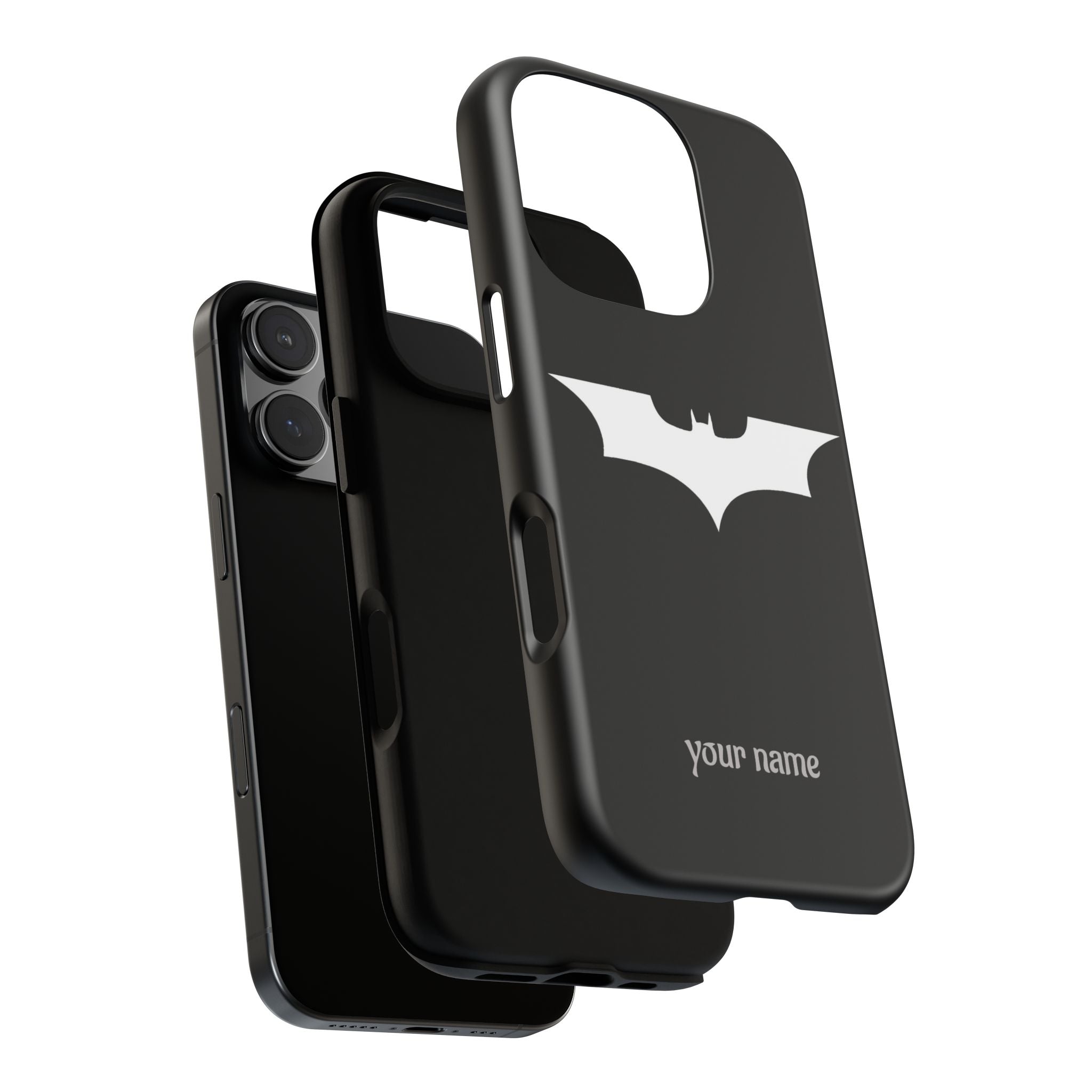 Phone Case — Personalized Bat Logo Tough Protective Case