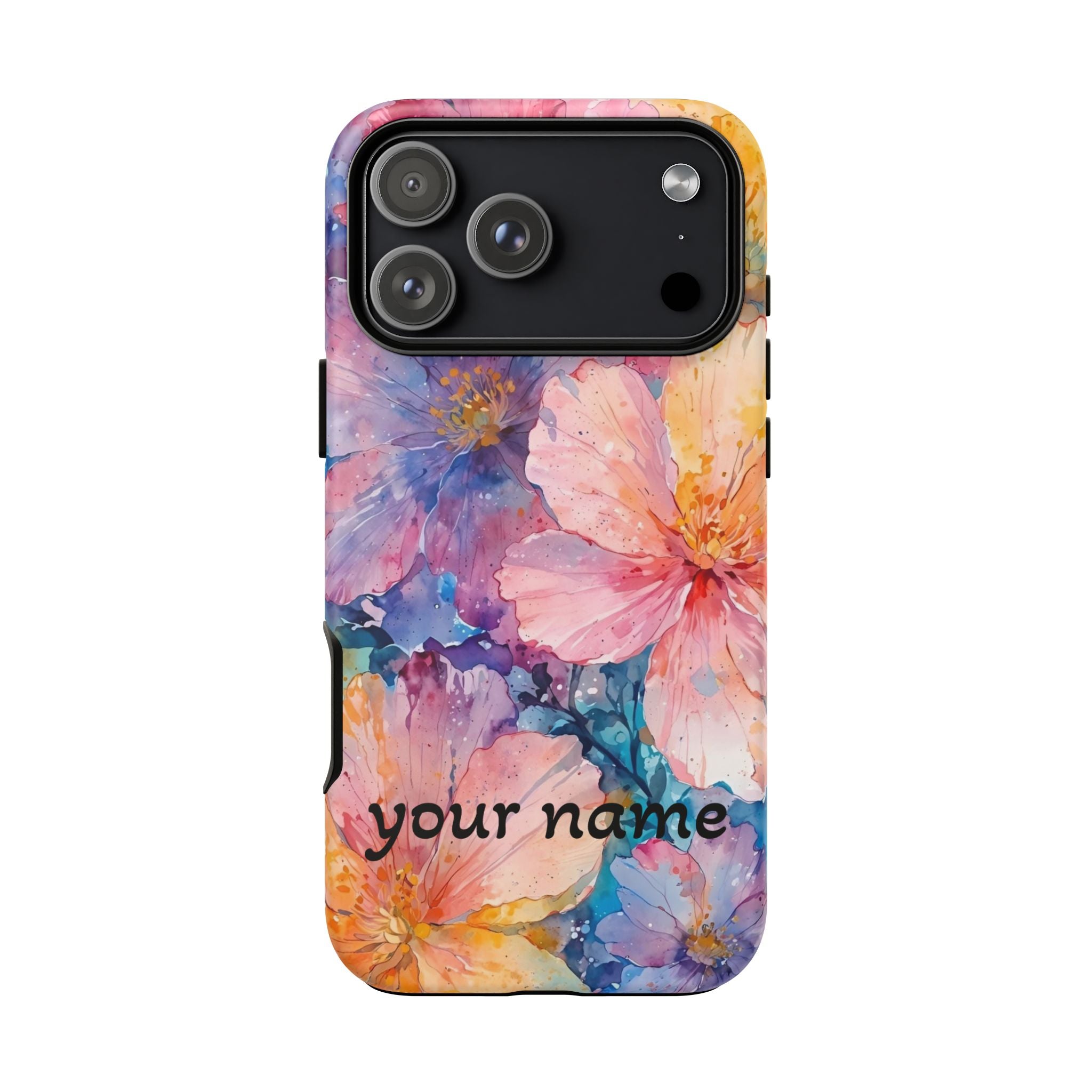 beautiful flowers Phone Case — Custom “Your name”