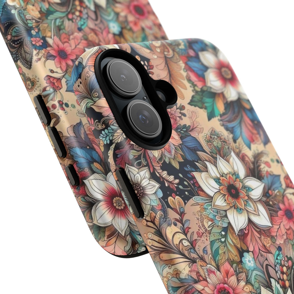 Floral Phone Case – Personalized Vintage Garden Tough Case