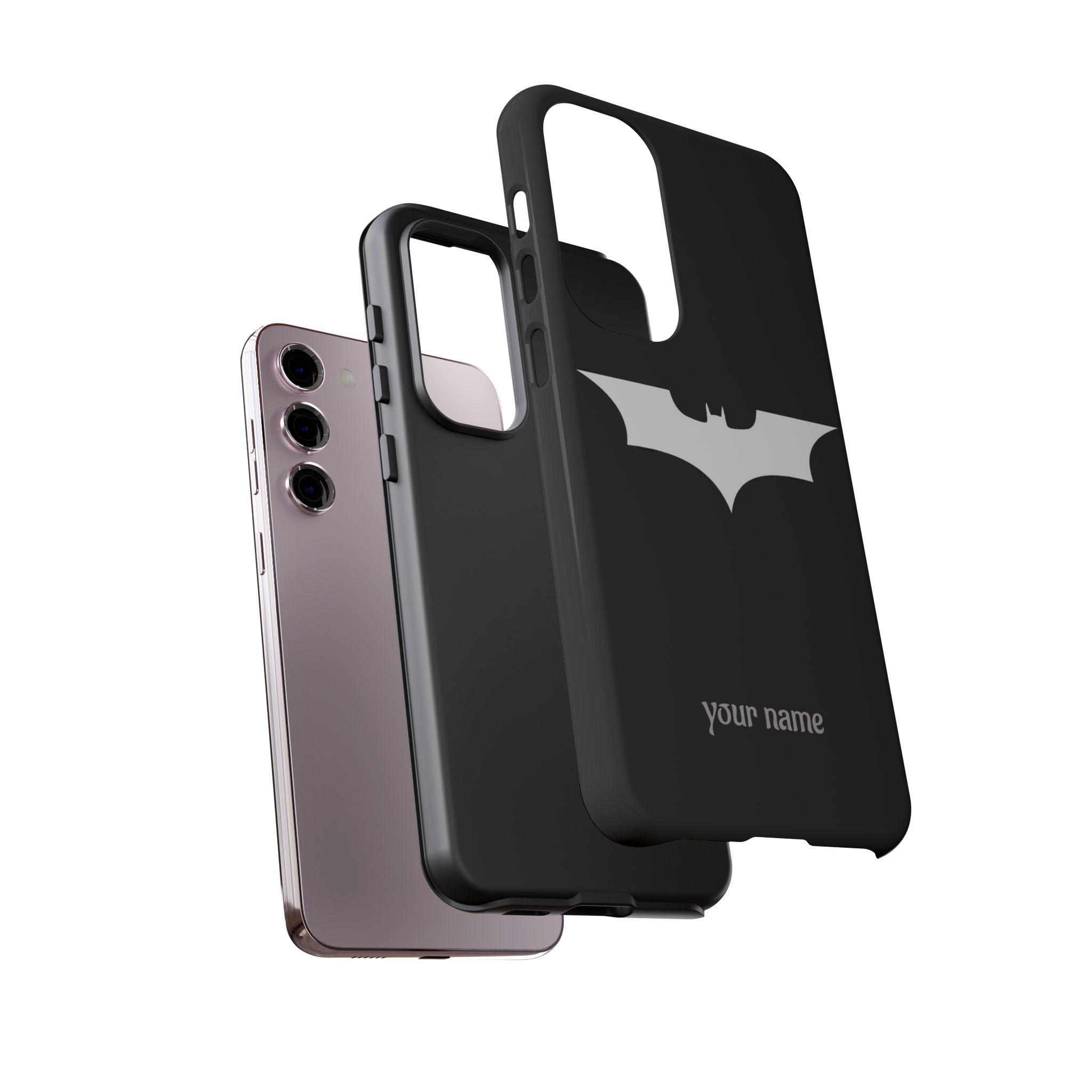 Phone Case — Personalized Bat Logo Tough Protective Case