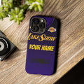 NBA Personalized Phone Case — Custom Name & Number Lakers Tribute