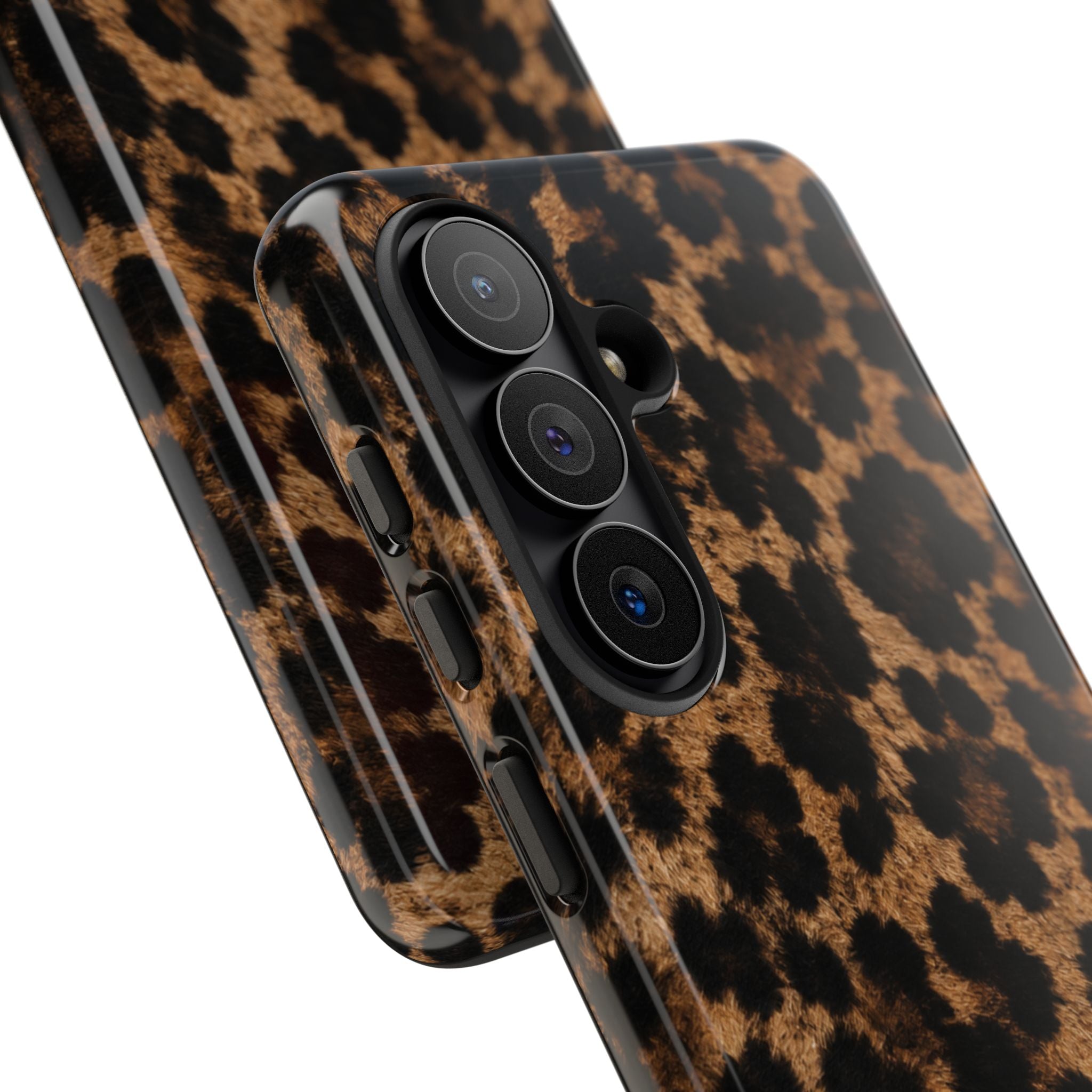 Leopard Print Phone Case — Personalized "your name" Monogram Tough Case