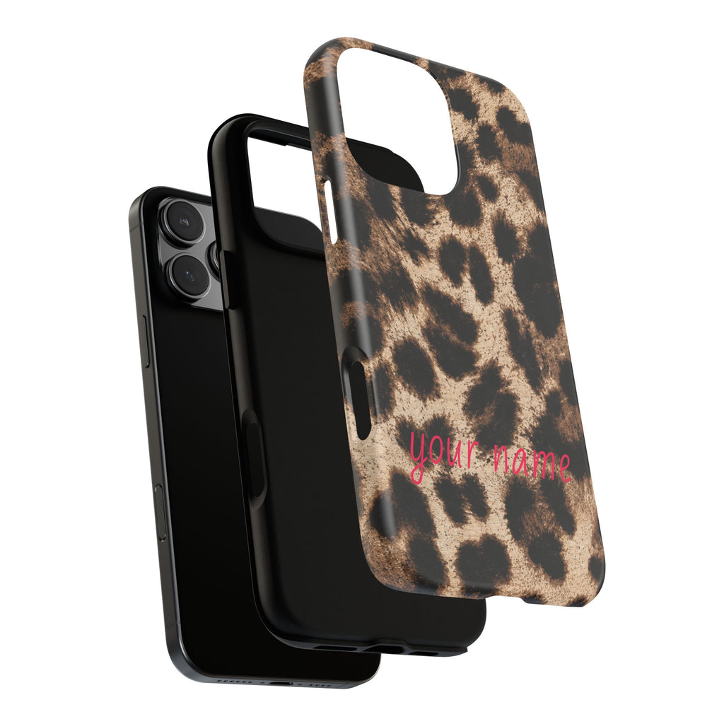 Leopard Print Personalized Phone Case