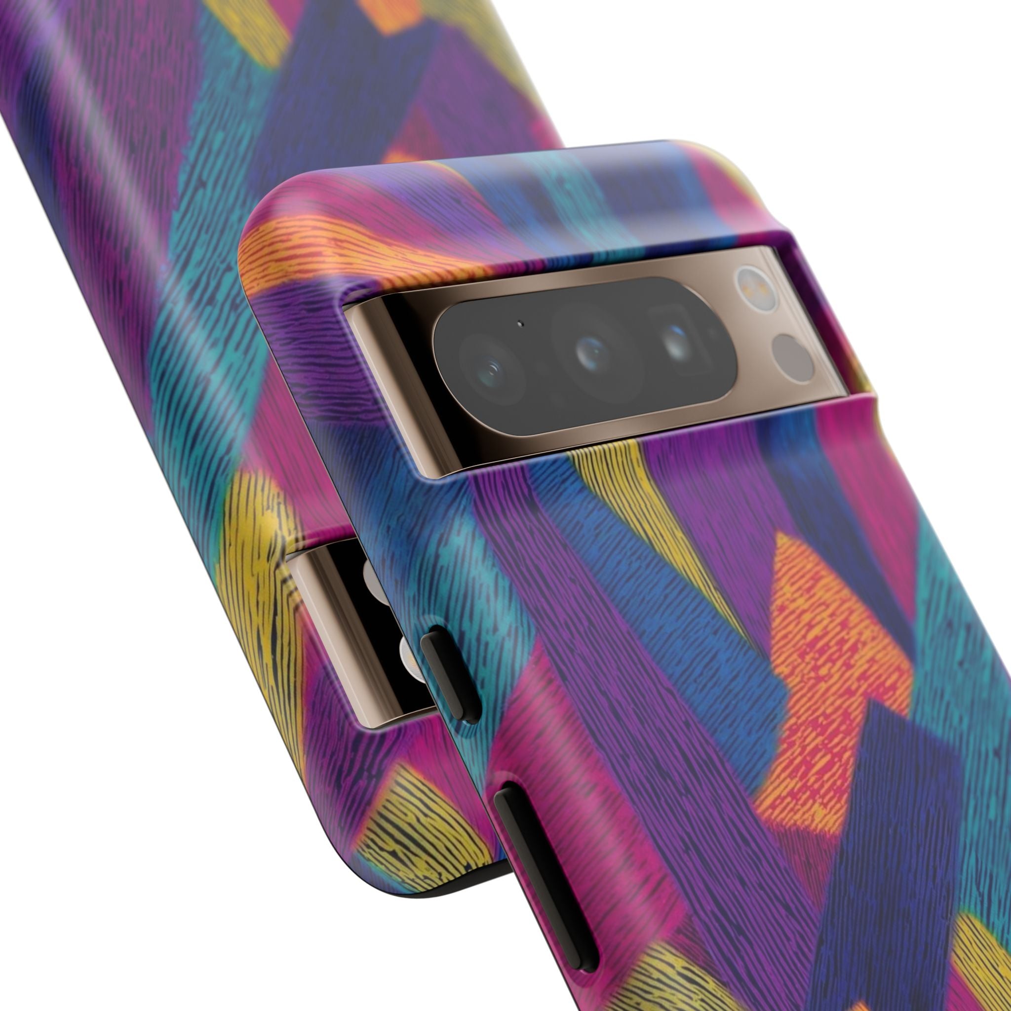 Personalized Colorful Abstract Phone Case — Custom 'your name' Design