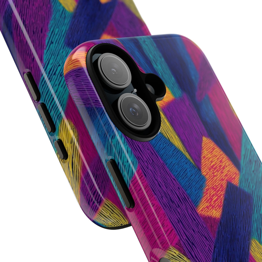 Personalized Colorful Abstract Phone Case — Custom 'your name' Design