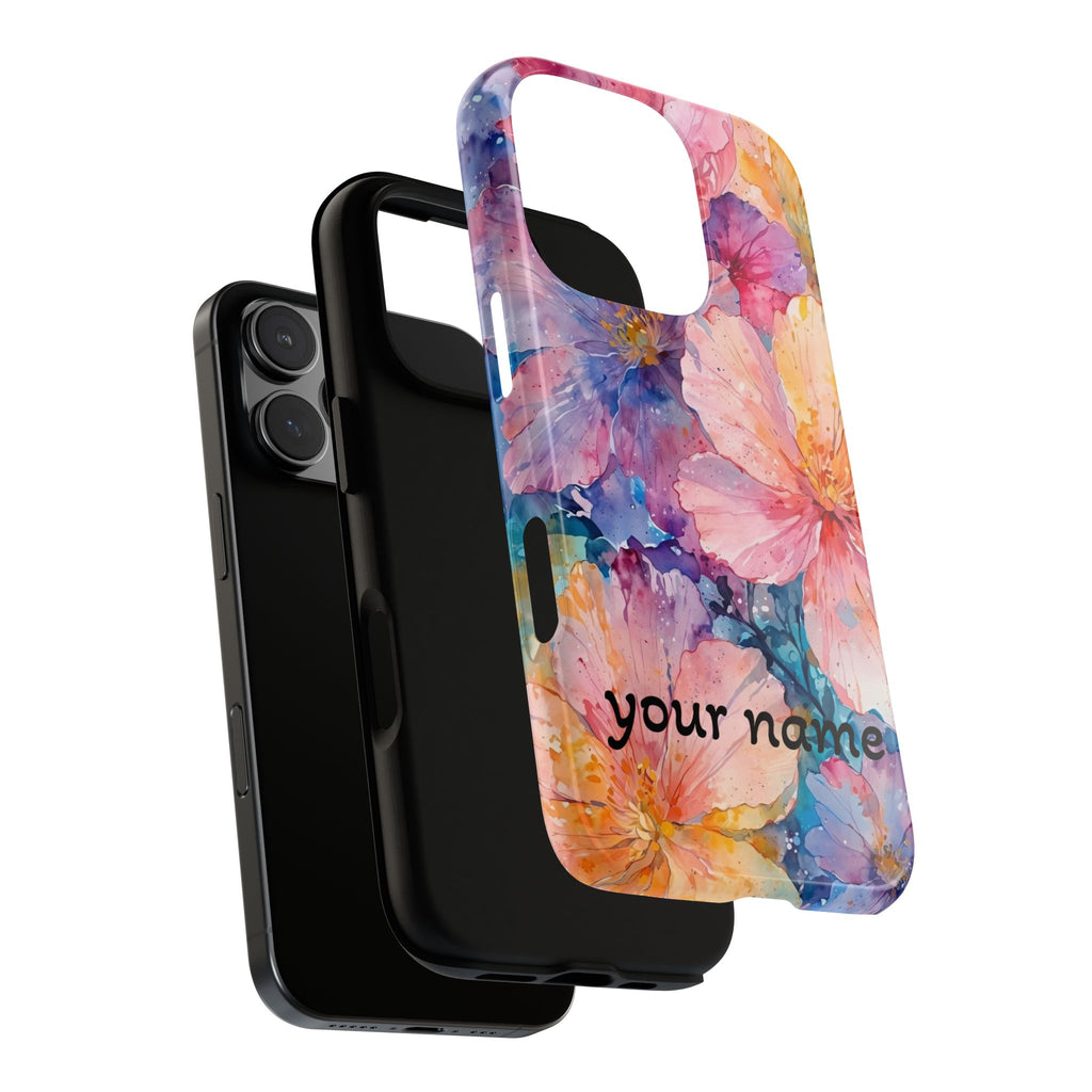 beautiful flowers Phone Case — Custom “Your name”