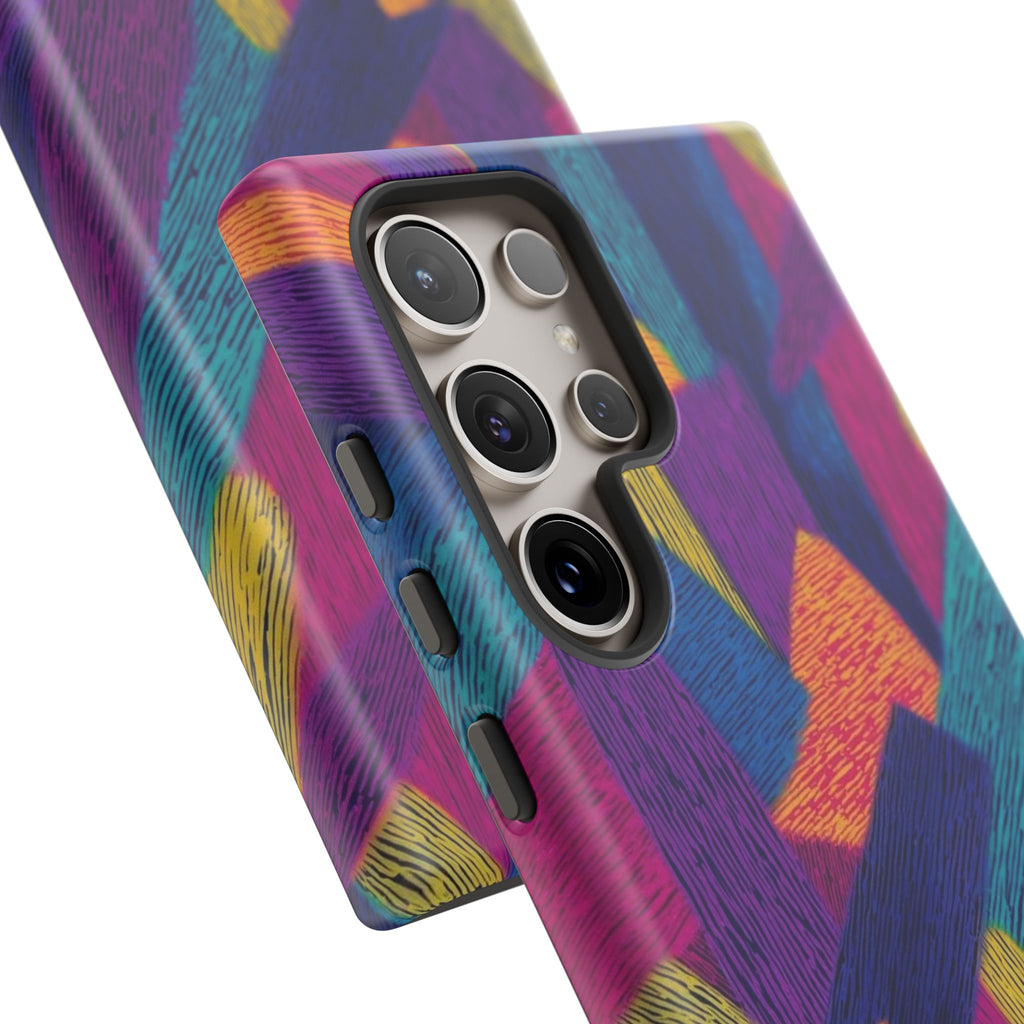 Personalized Colorful Abstract Phone Case — Custom 'your name' Design