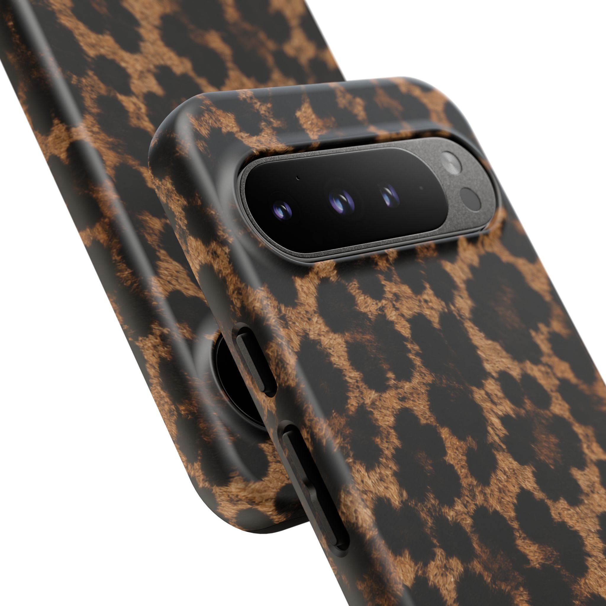Leopard Print Phone Case — Personalized "your name" Monogram Tough Case