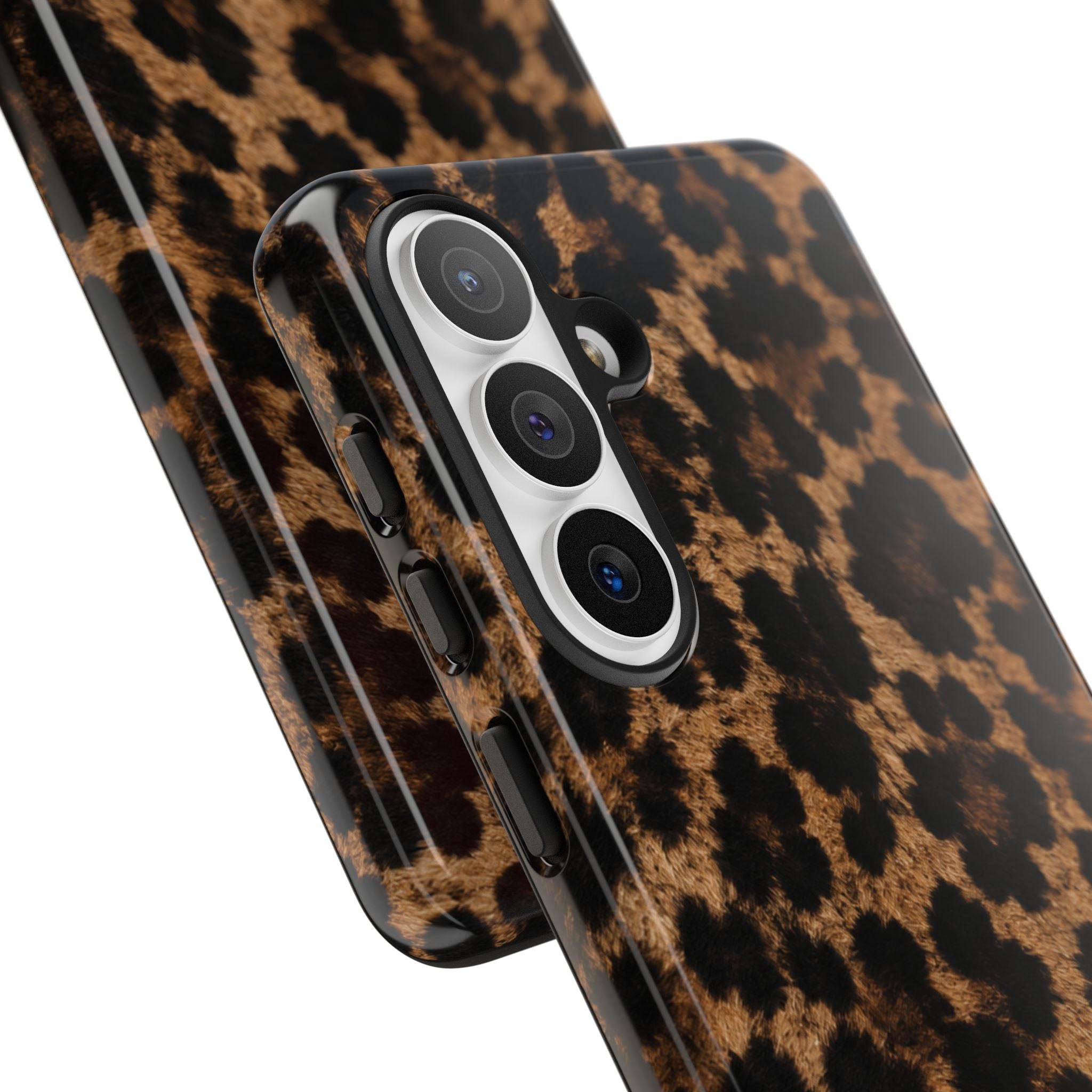 Leopard Print Phone Case — Personalized "your name" Monogram Tough Case