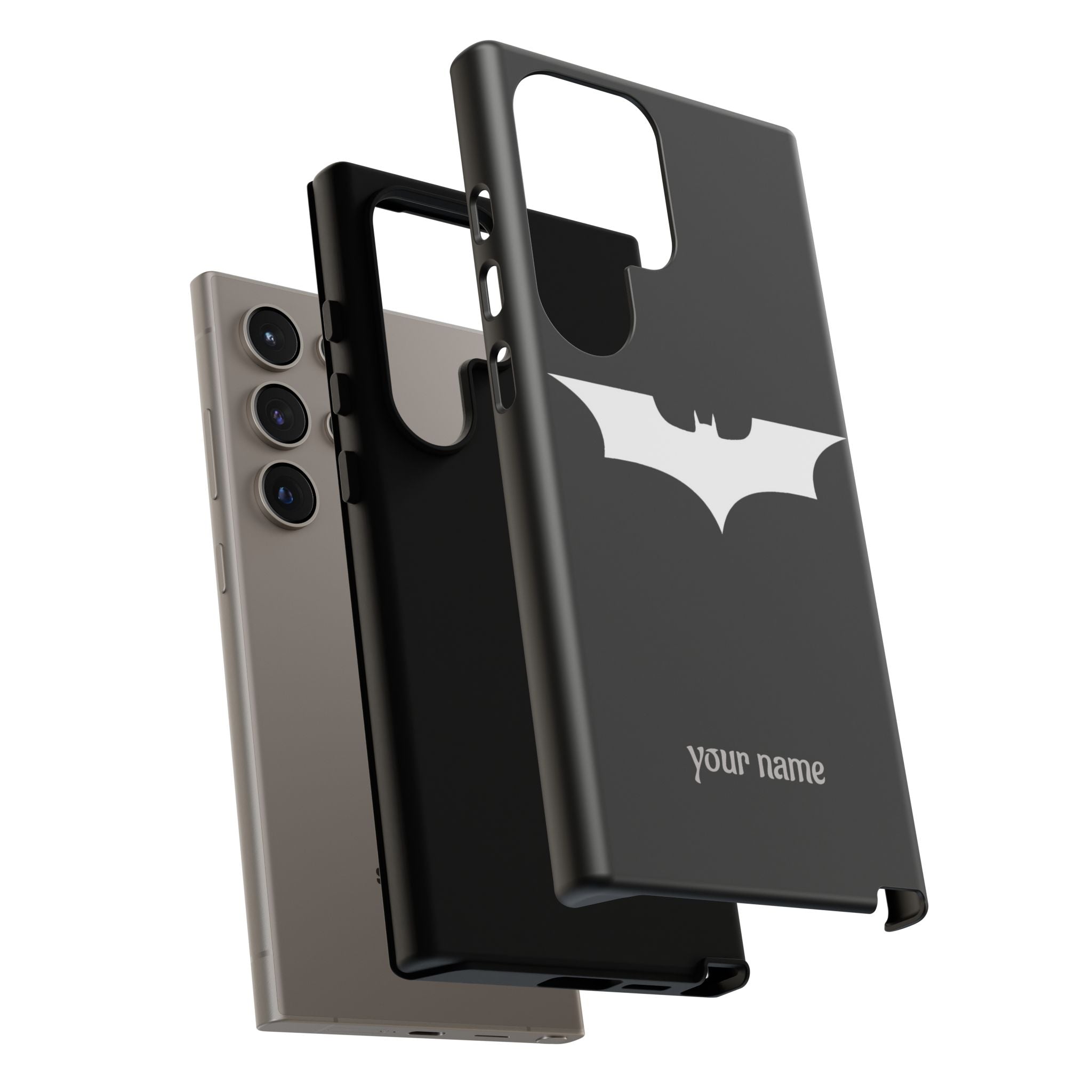 Phone Case — Personalized Bat Logo Tough Protective Case