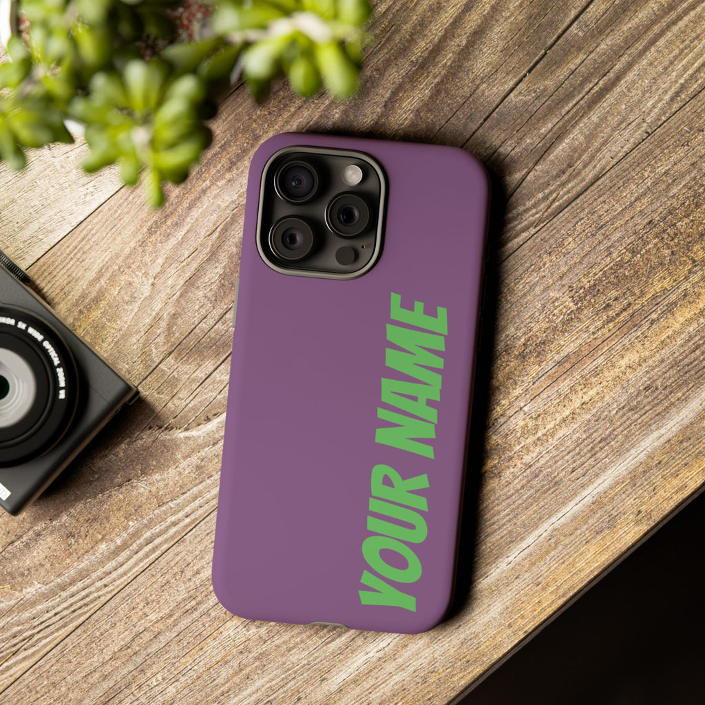 Vertical “YOUR NAME” Customizable Protective Cover