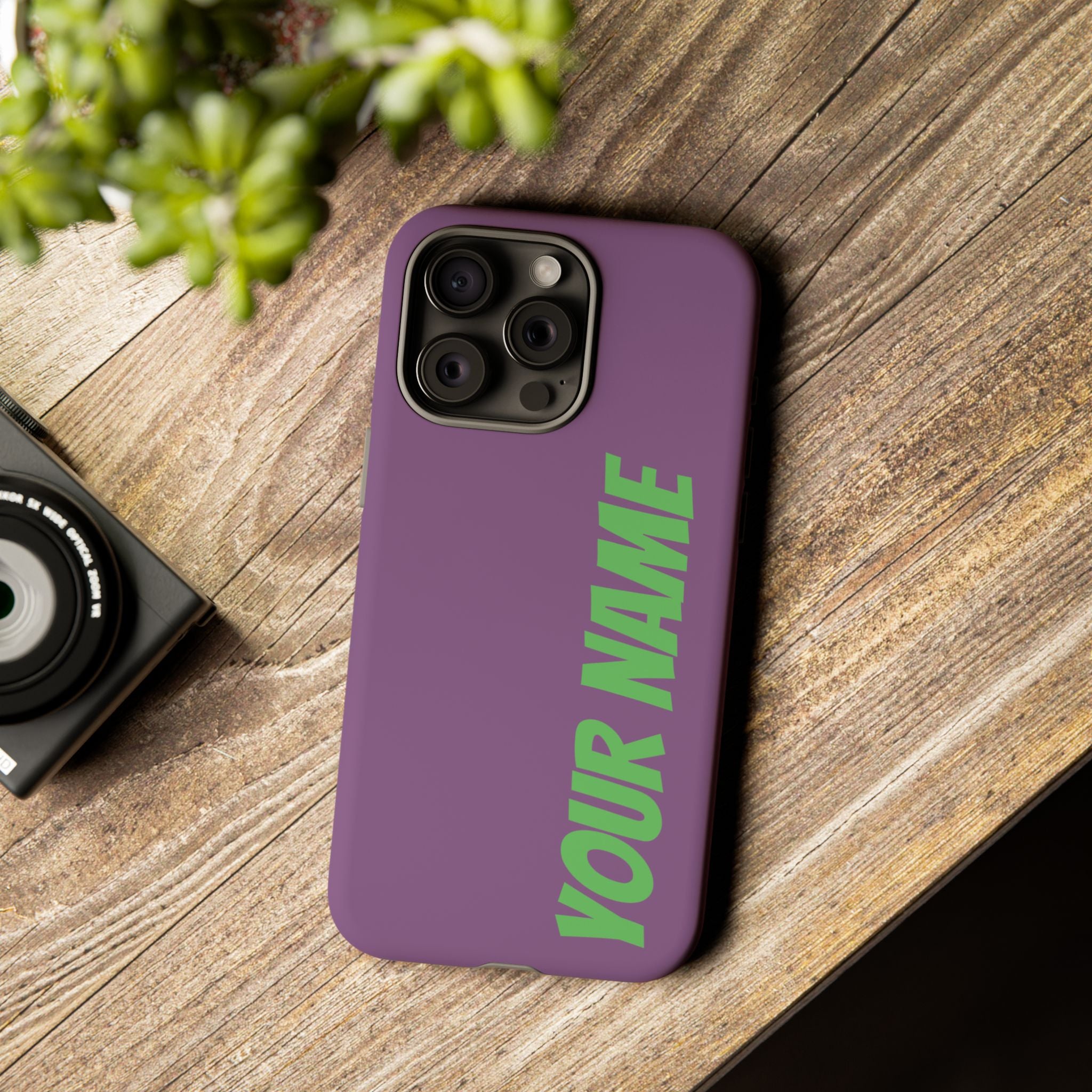Vertical “YOUR NAME” Customizable Protective Cover
