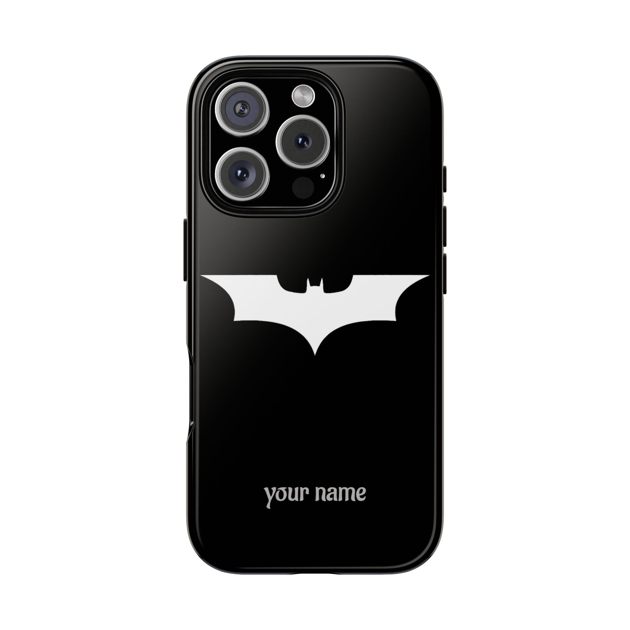 Phone Case — Personalized Bat Logo Tough Protective Case