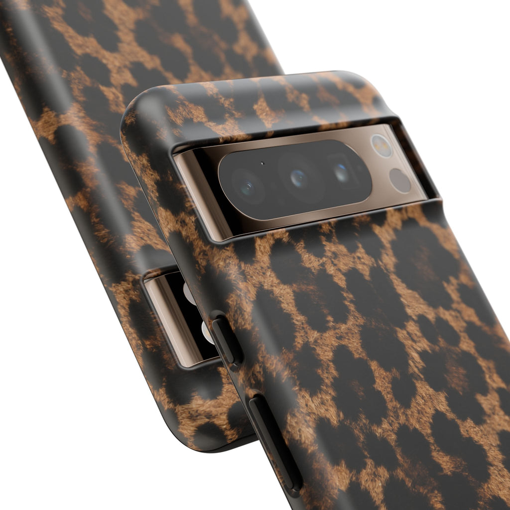 Leopard Print Phone Case — Personalized "your name" Monogram Tough Case
