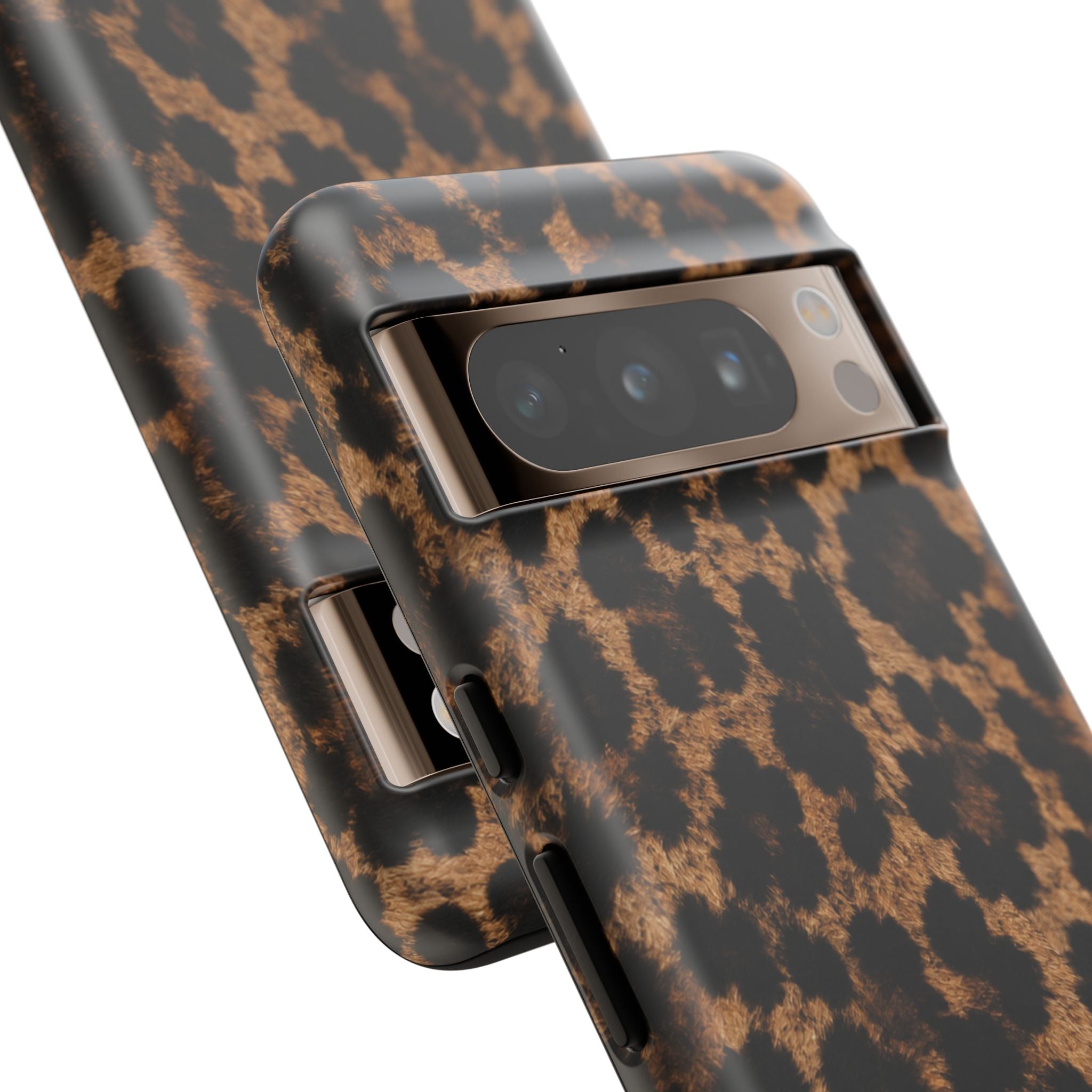 Leopard Print Phone Case — Personalized "your name" Monogram Tough Case