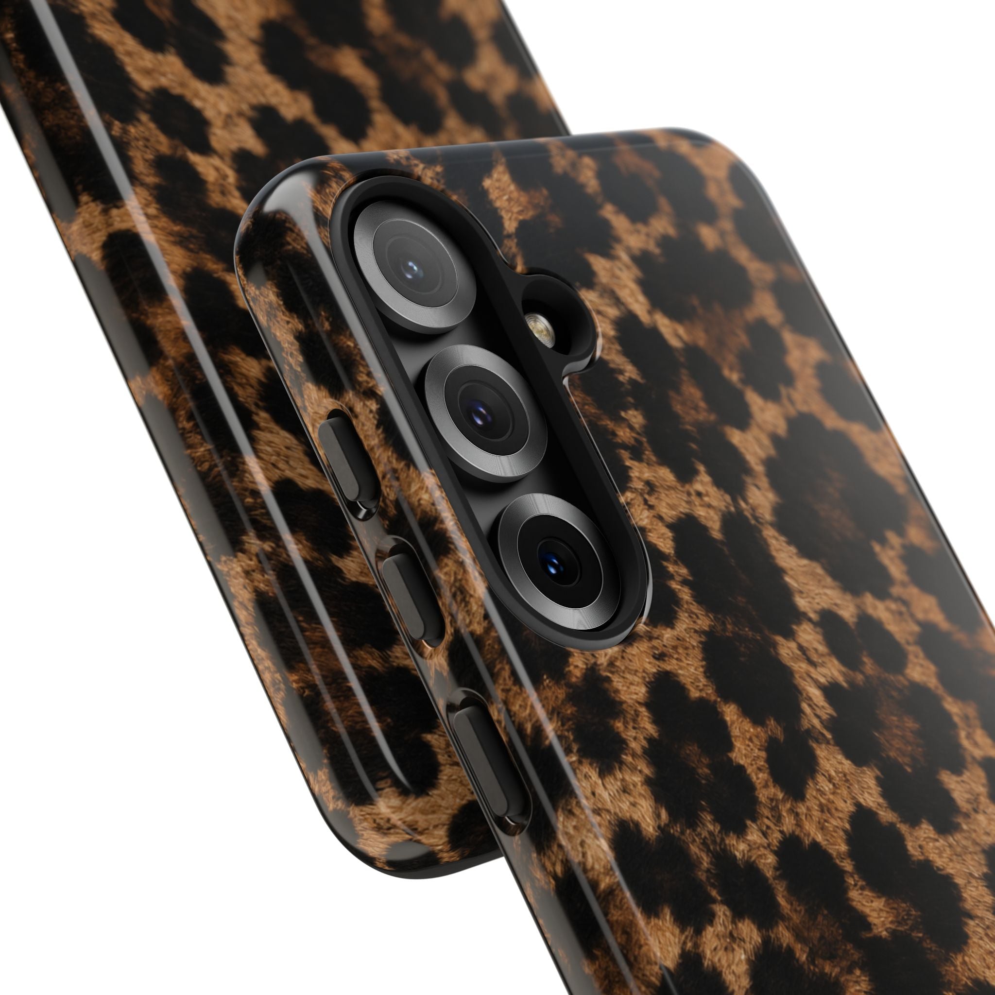 Leopard Print Phone Case — Personalized "your name" Monogram Tough Case