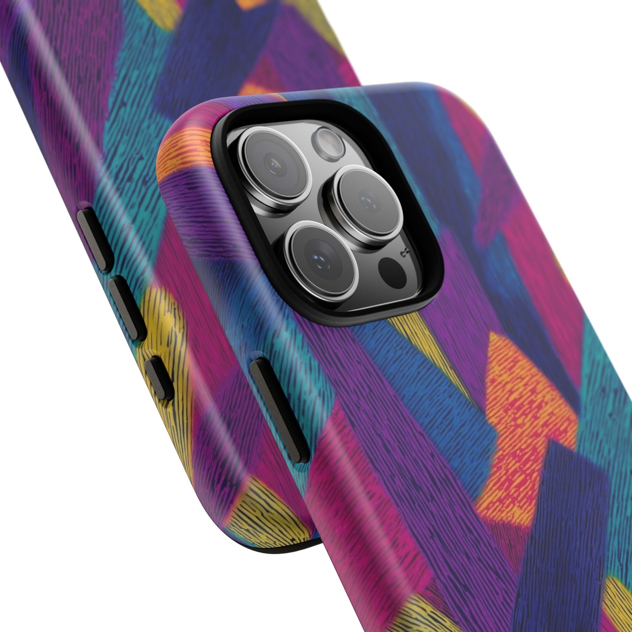 Personalized Colorful Abstract Phone Case — Custom 'your name' Design