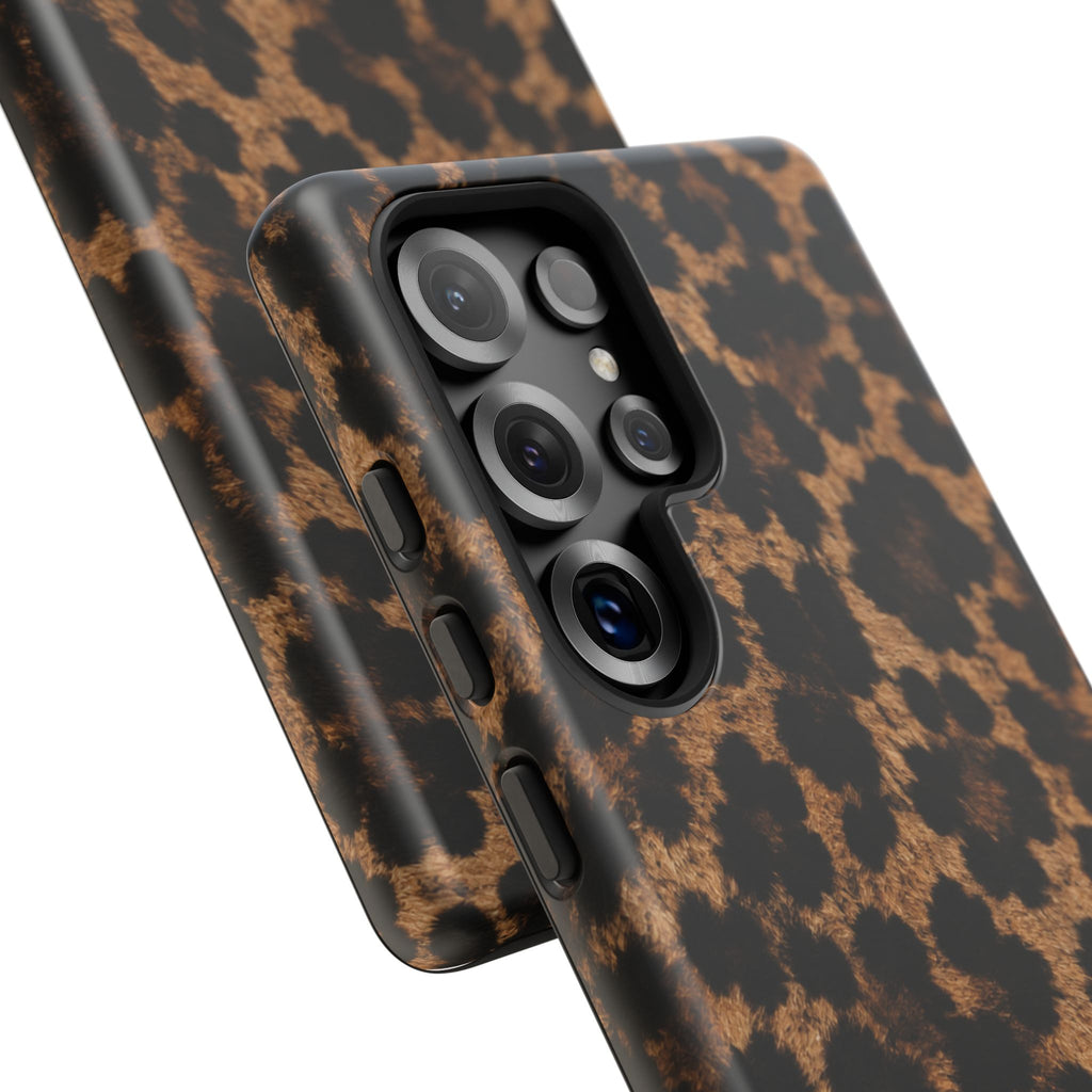 Leopard Print Phone Case — Personalized "your name" Monogram Tough Case
