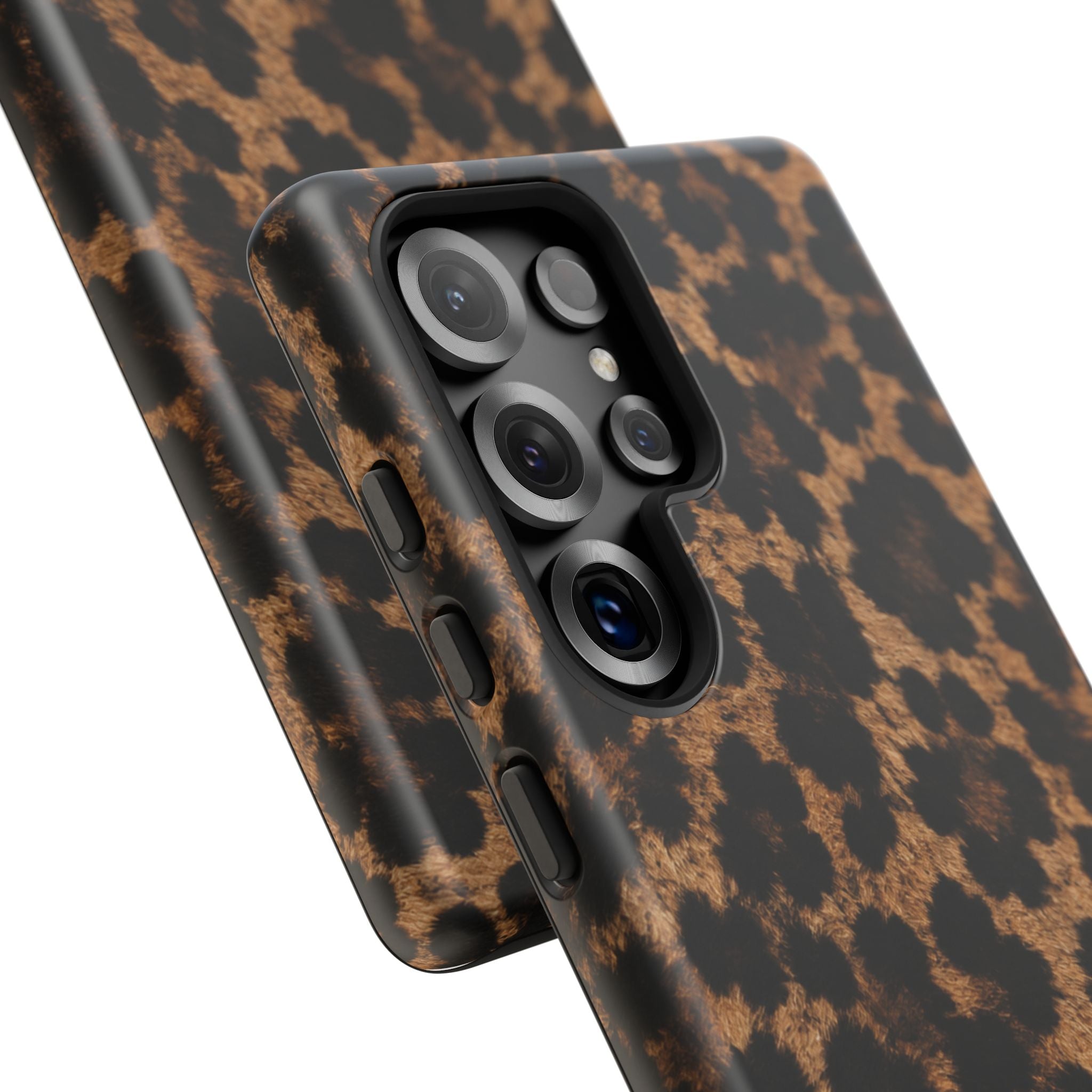Leopard Print Phone Case — Personalized "your name" Monogram Tough Case