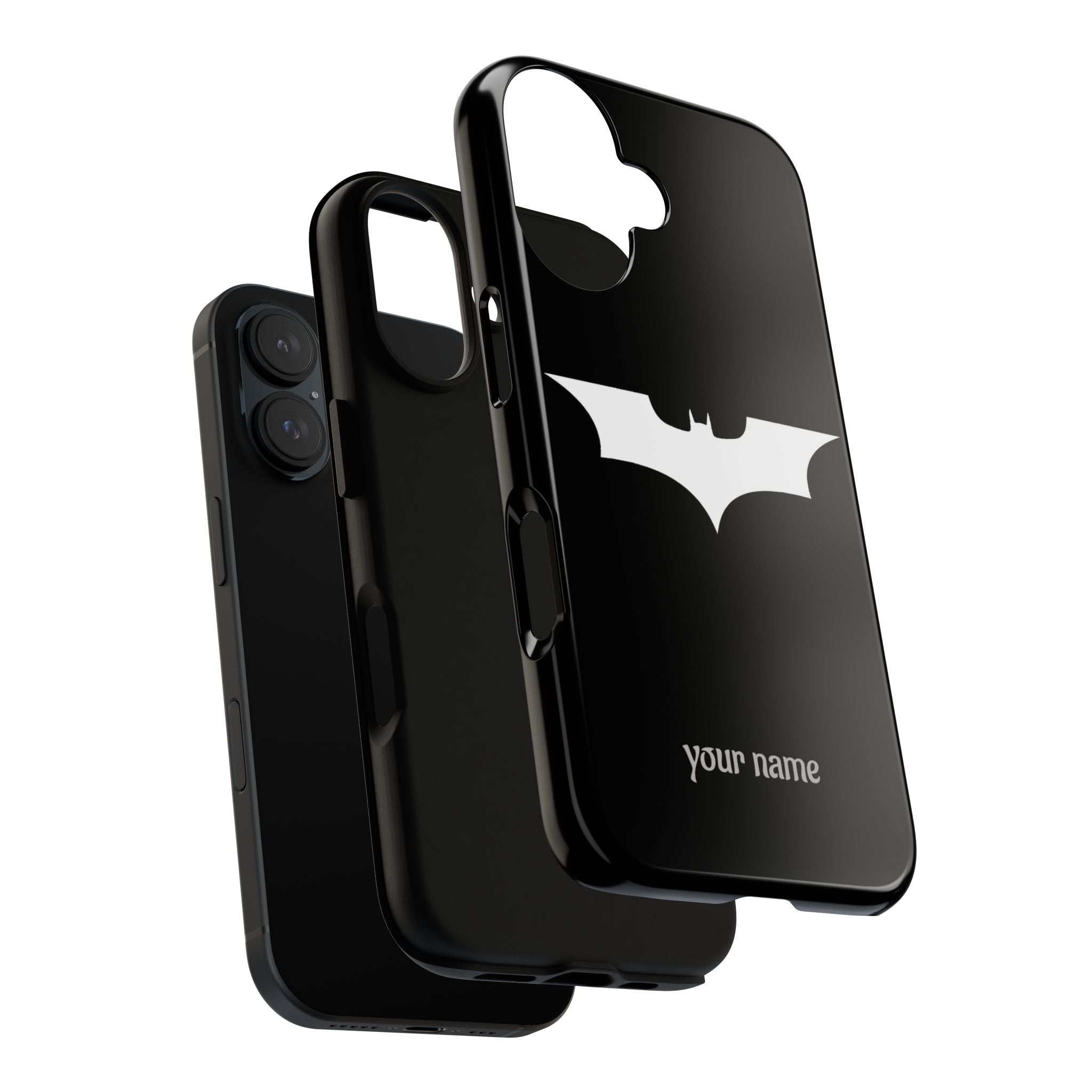 Phone Case — Personalized Bat Logo Tough Protective Case