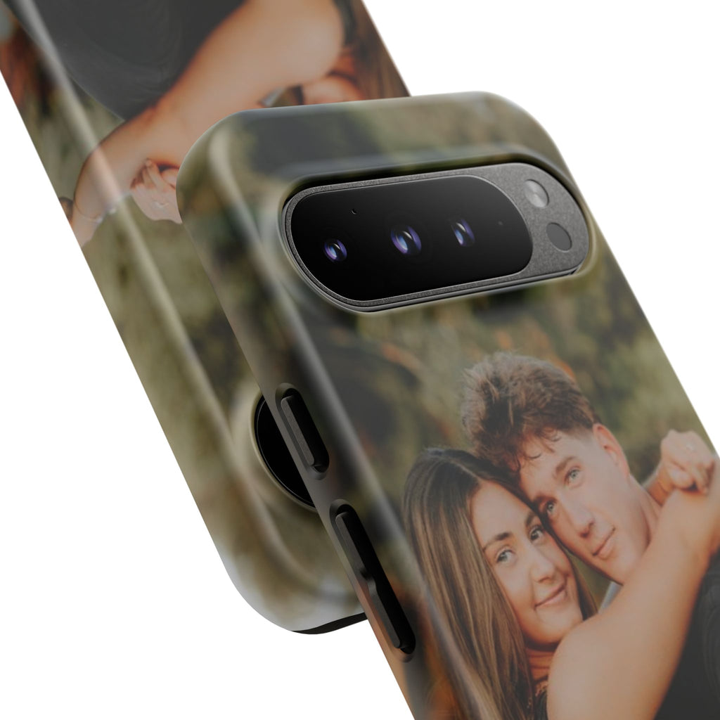 Personalized Photo Phone Case — Custom Couple Name & Date