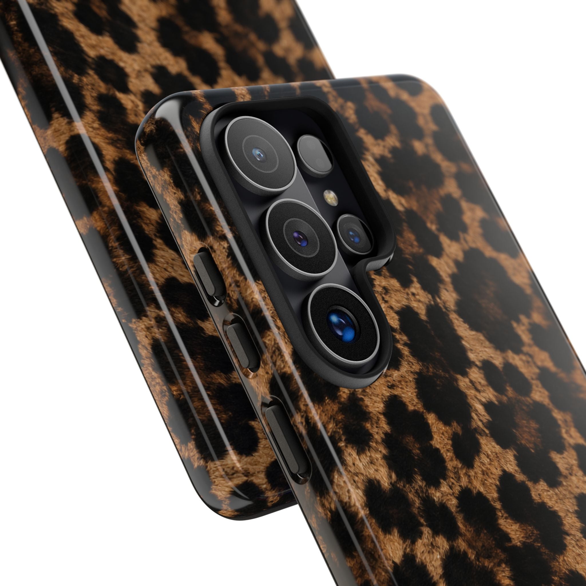 Leopard Print Phone Case — Personalized "your name" Monogram Tough Case
