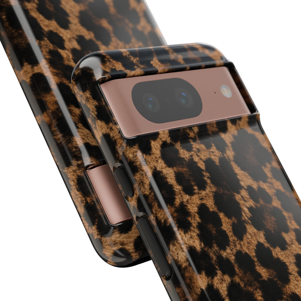 Leopard Print Phone Case — Personalized "your name" Monogram Tough Case